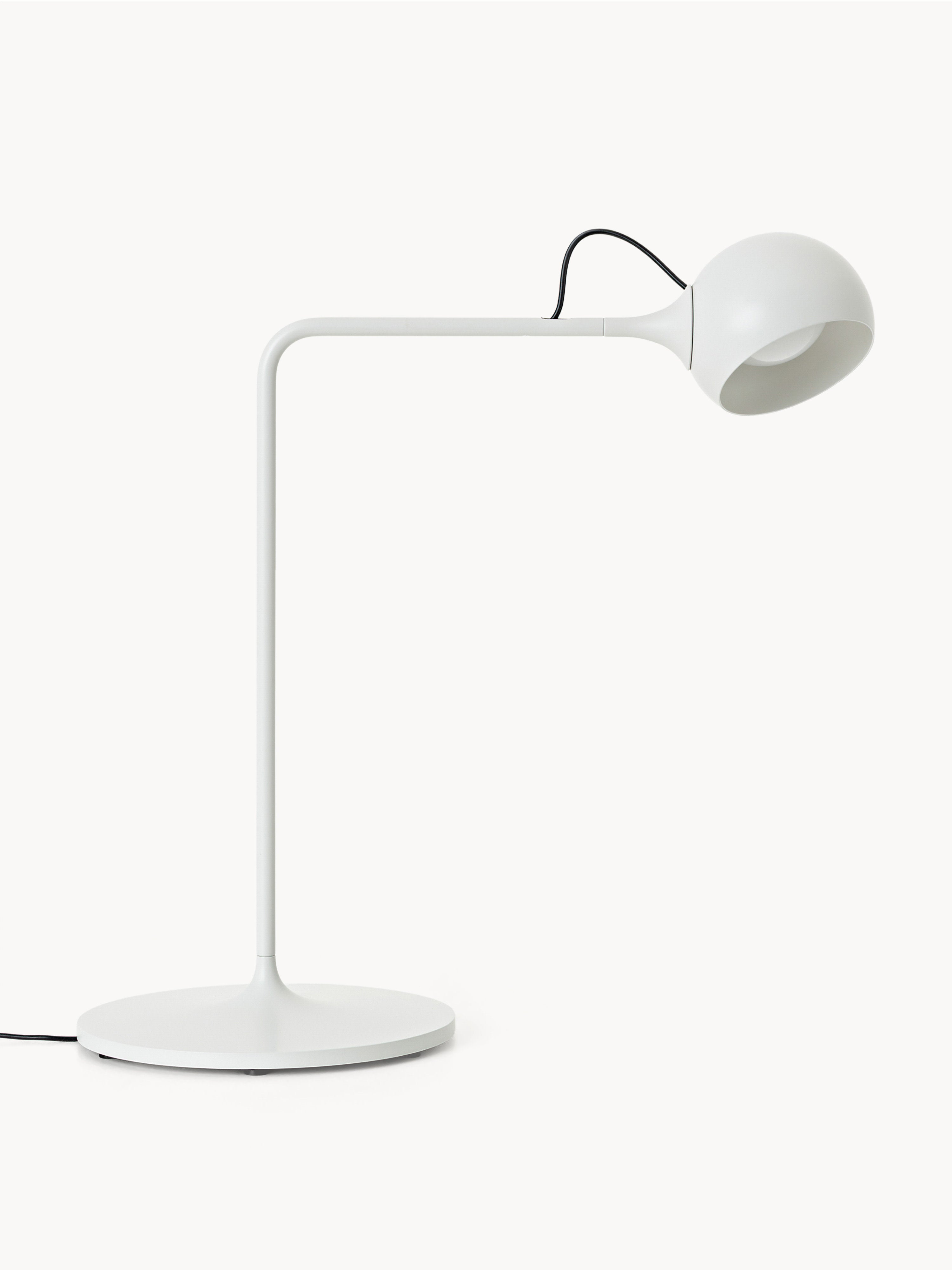 Lampe de bureau LED orientable Herman, intensité ajustable - Grège