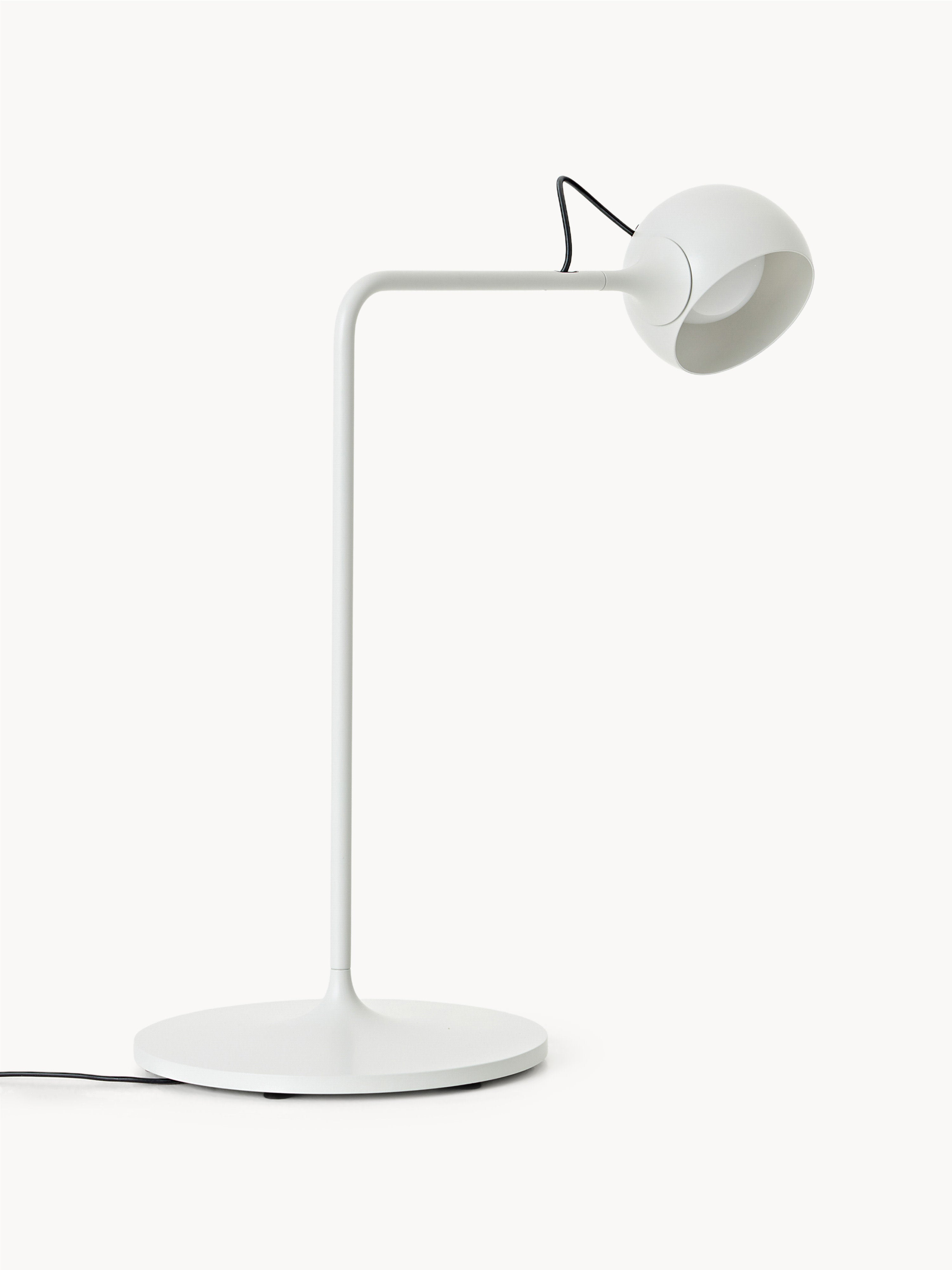 Lampe de bureau LED orientable Herman, intensité ajustable - Grège