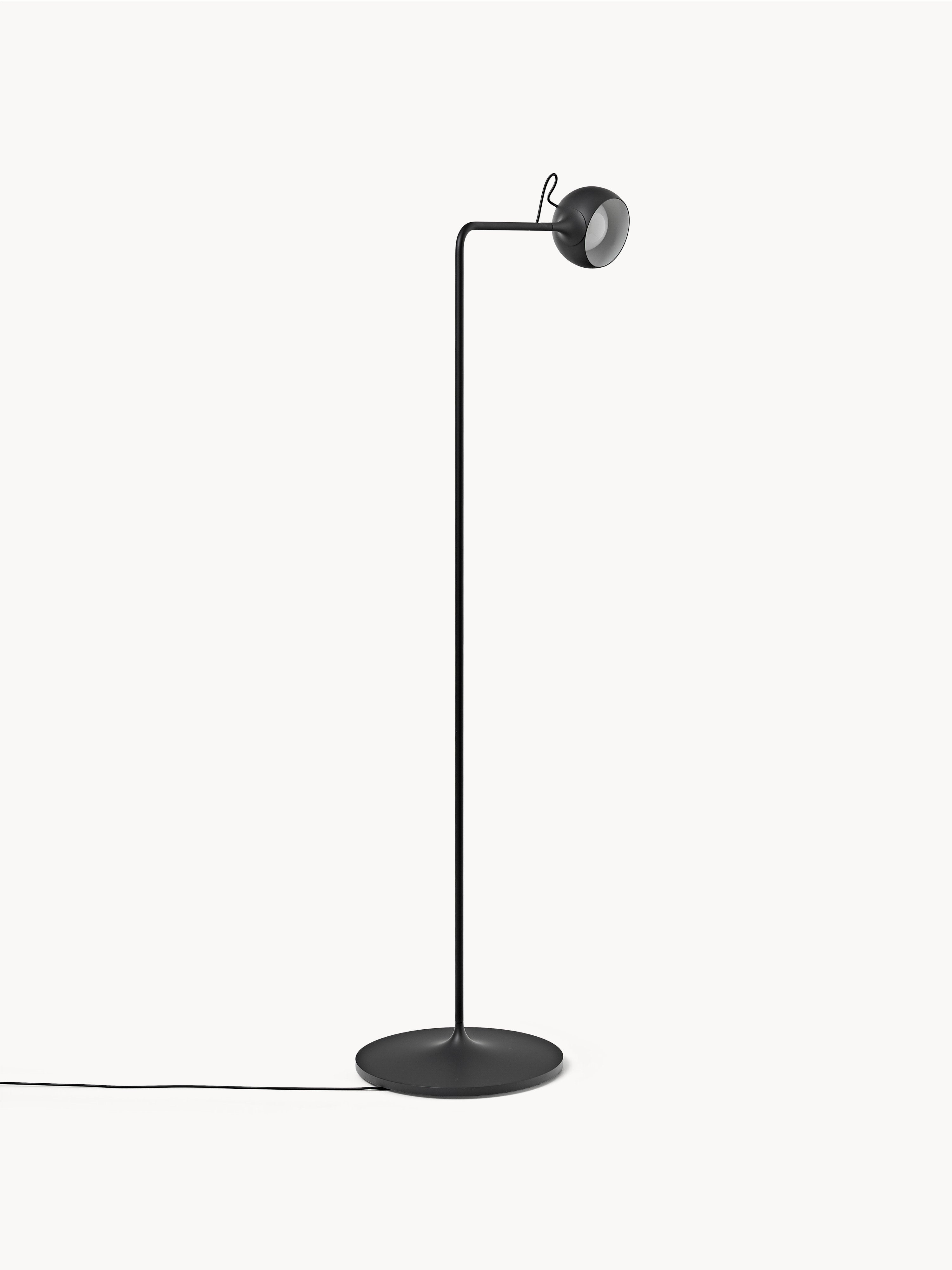 Petite liseuse LED orientable Herman, intensité ajustable - Gris foncé