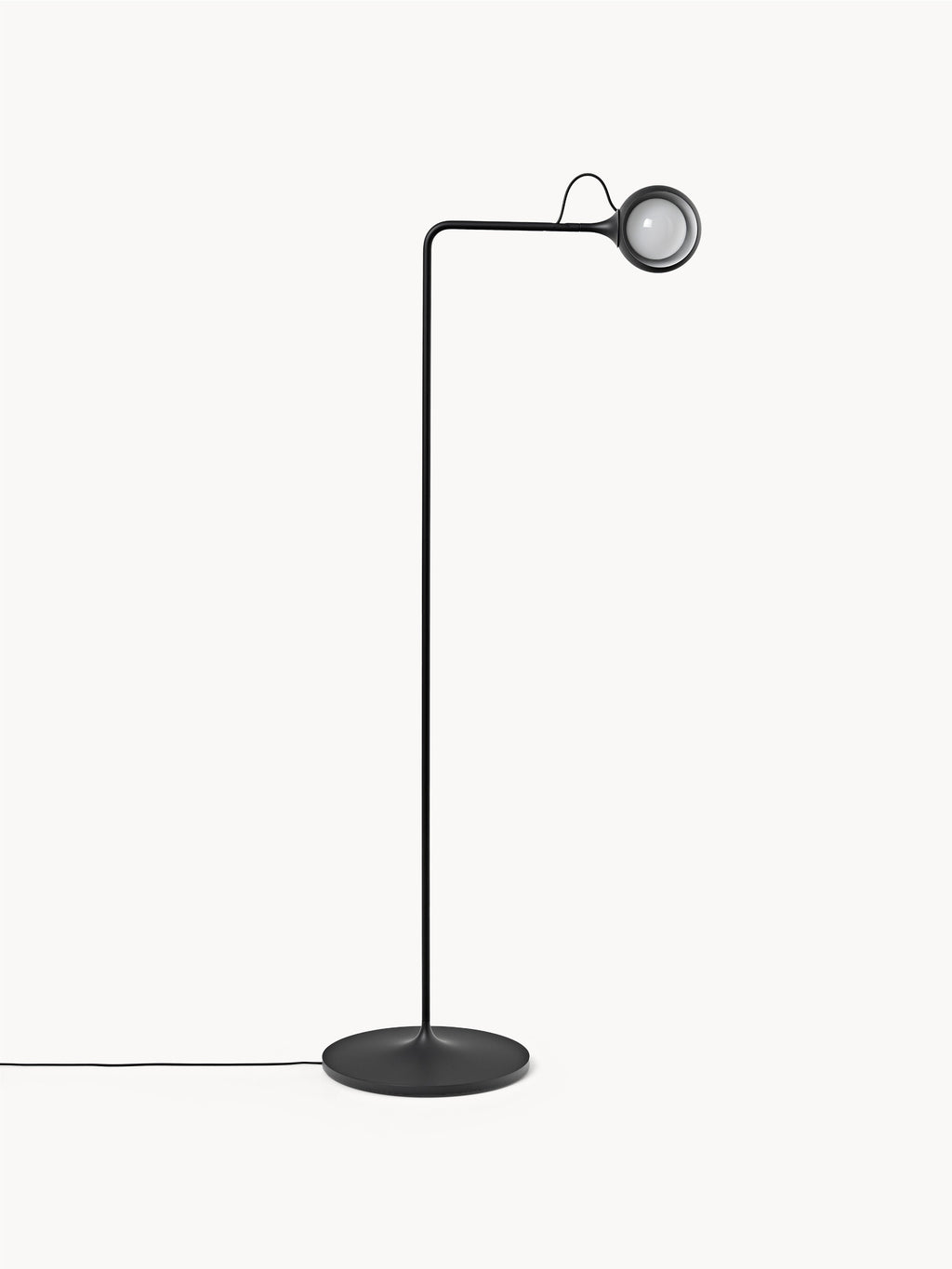 Petite liseuse LED orientable Herman, intensité ajustable - Gris foncé