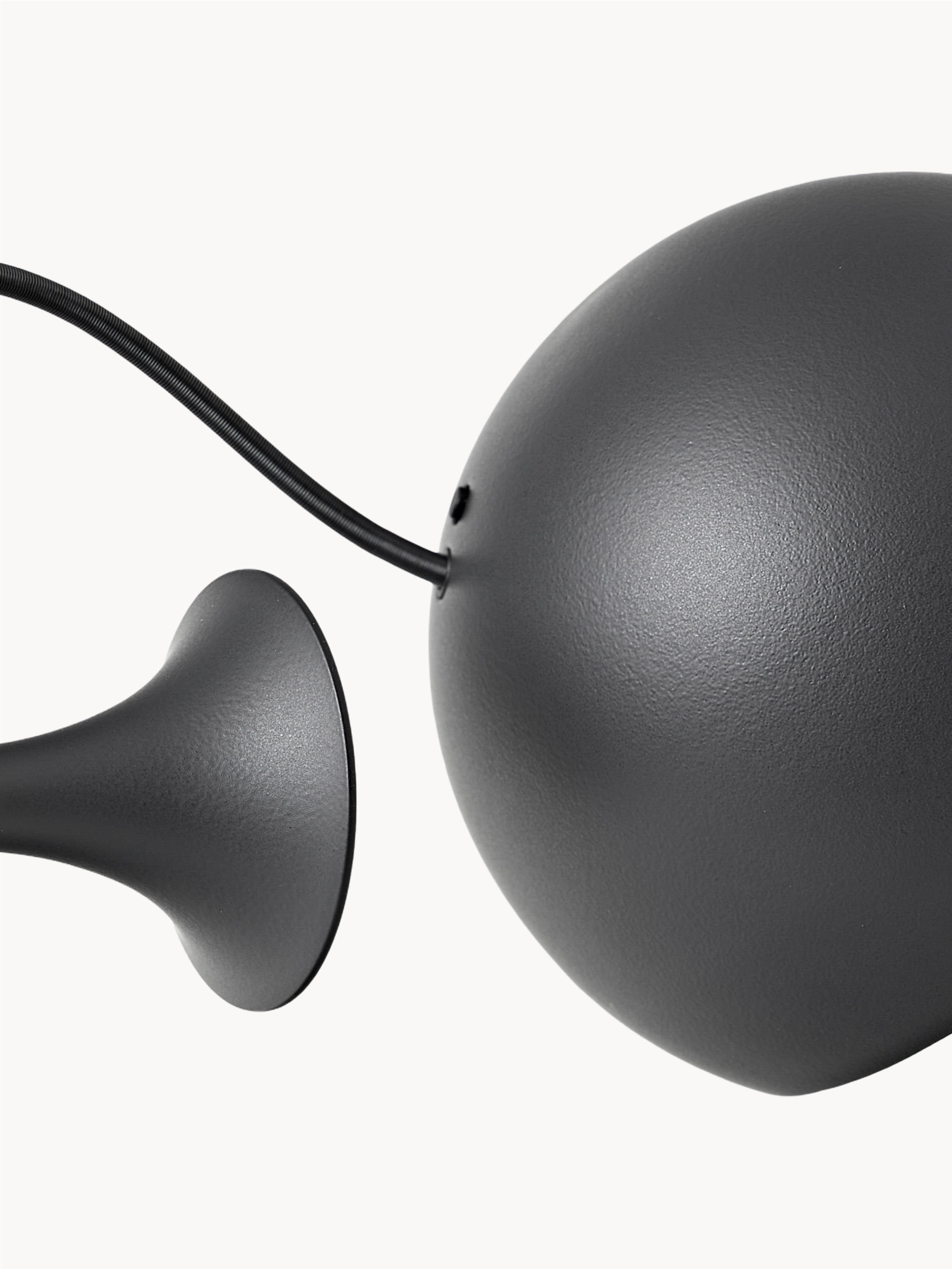 Petite liseuse LED orientable Herman, intensité ajustable - Gris foncé