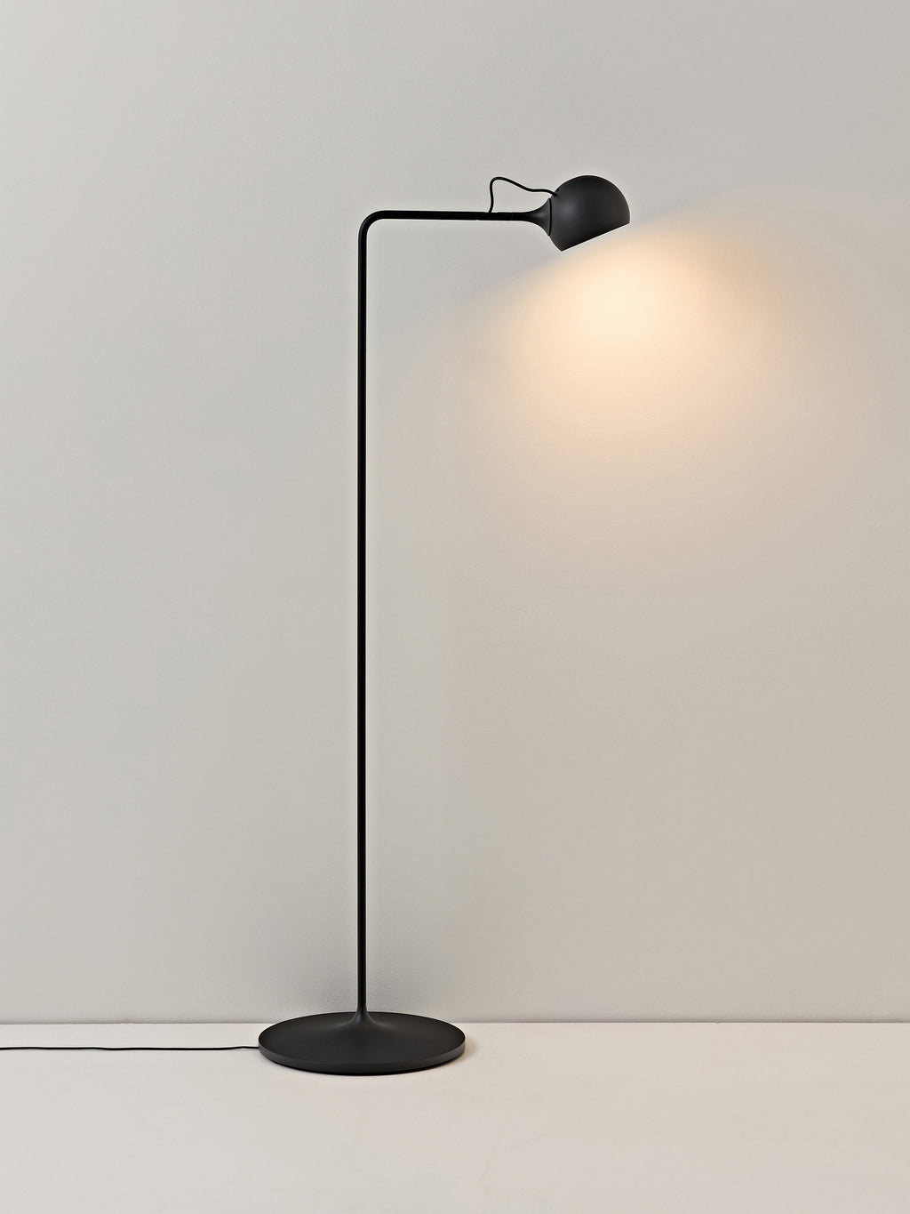 Petite liseuse LED orientable Herman, intensité ajustable - Gris foncé
