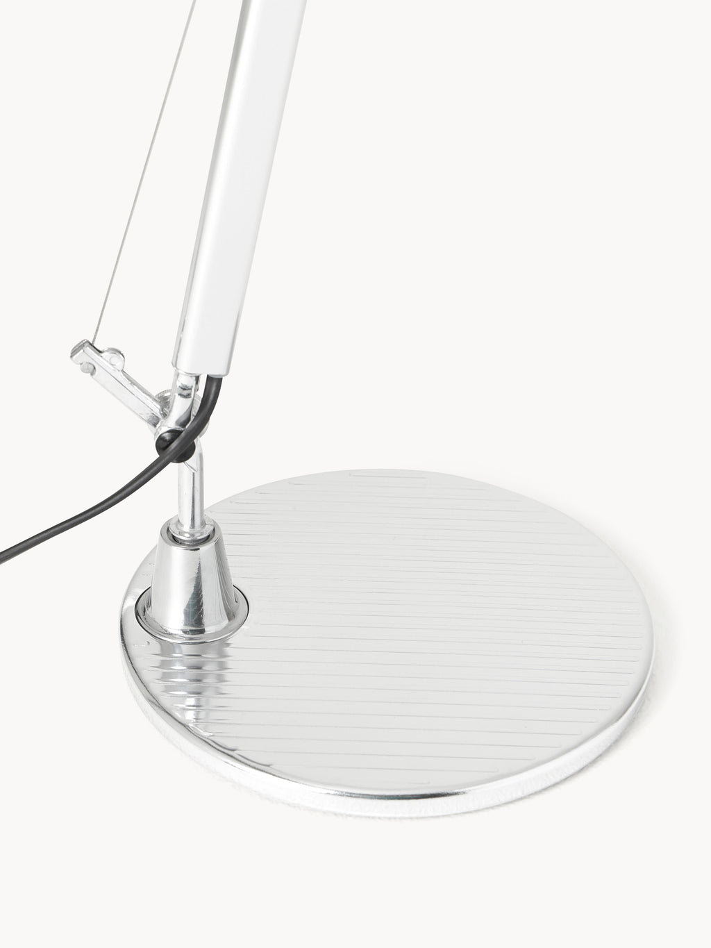 Lampe de bureau orientable Samuel - Argenté, haute brillance
