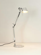 Lampe de bureau orientable Samuel - Argenté, haute brillance