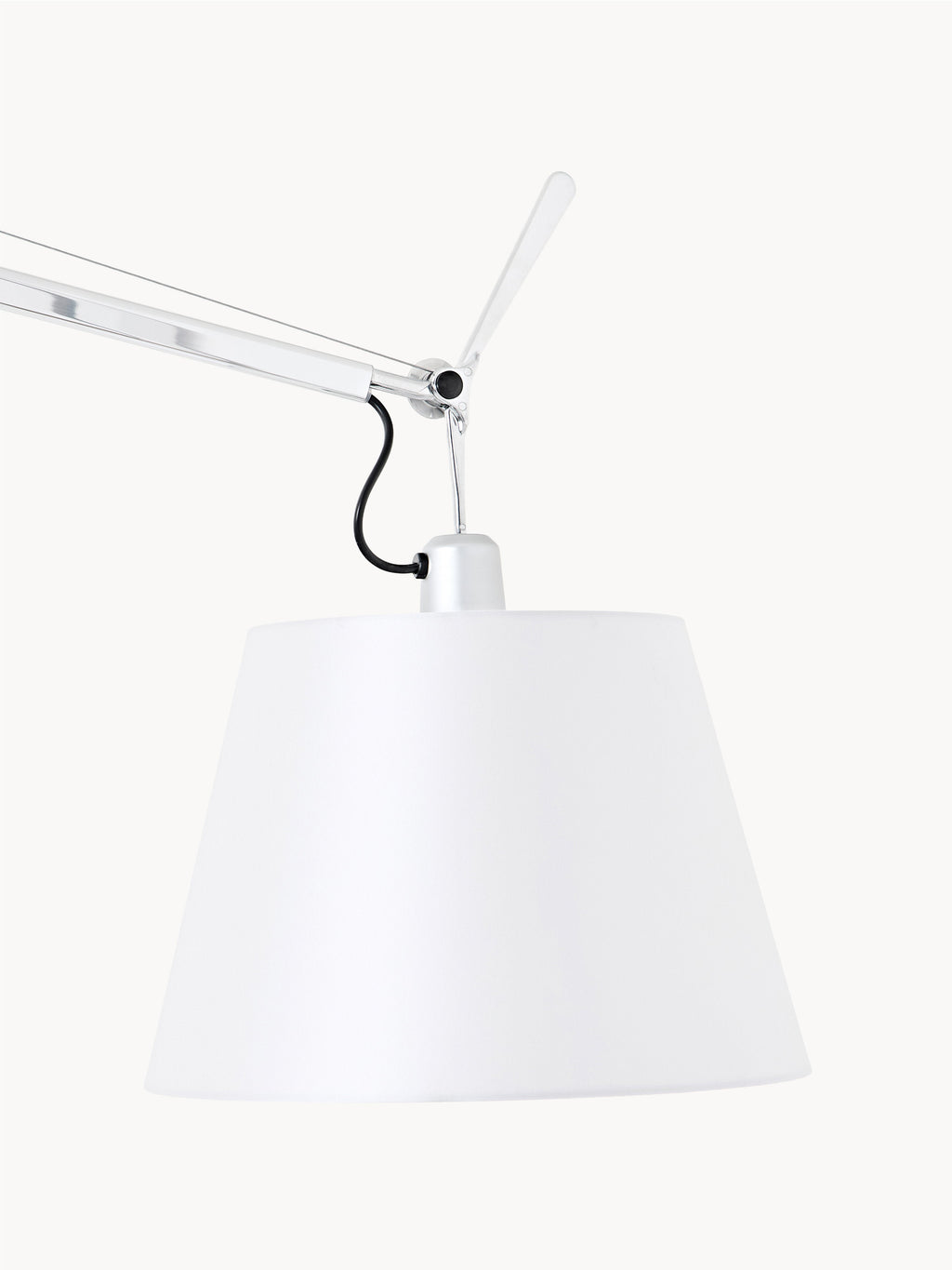 Grande liseuse orientable Earl - Jaune pâle, argenté