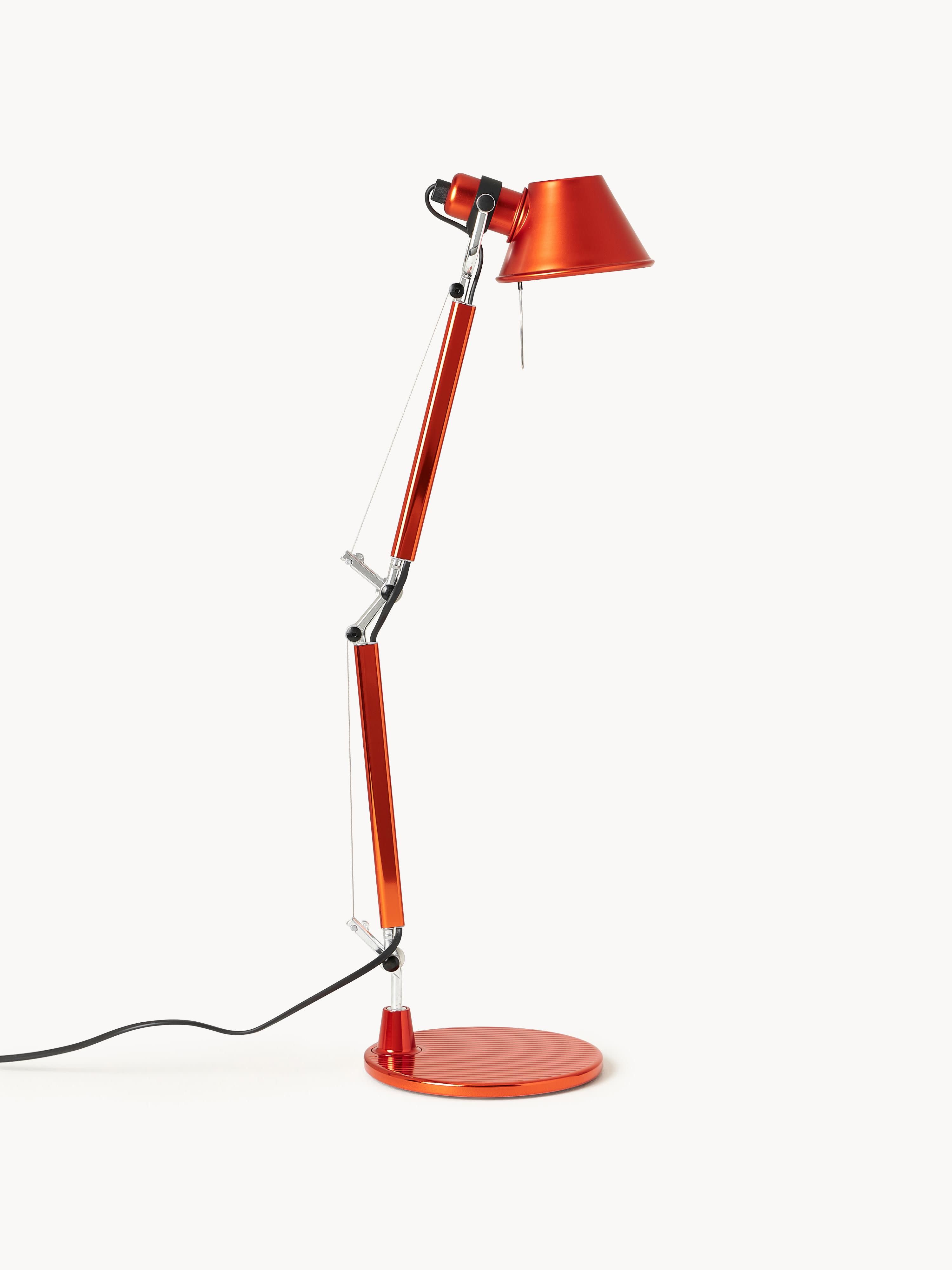 Lampe de bureau orientable Samuel - Orange, mat