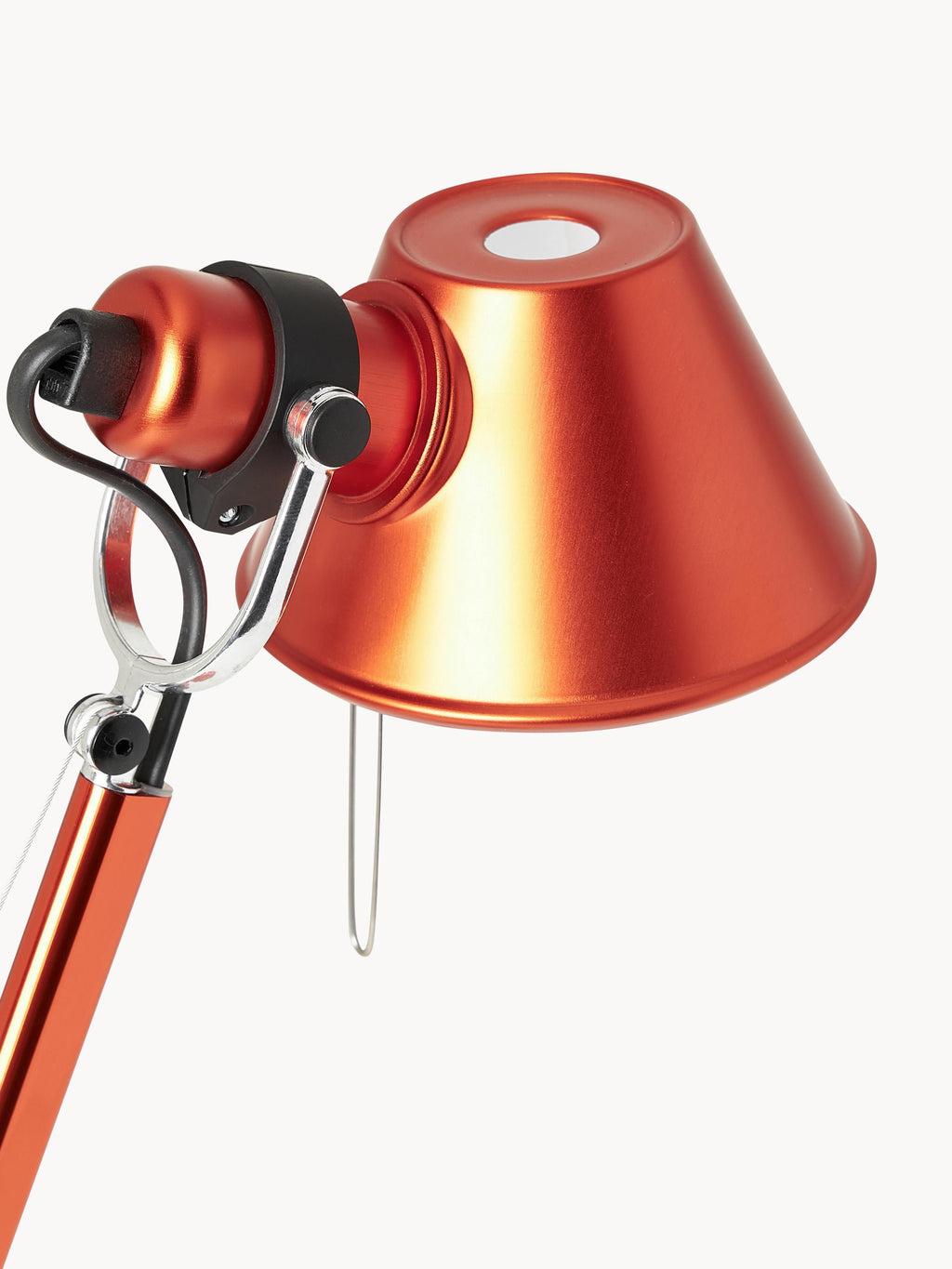 Lampe de bureau orientable Samuel - Orange, mat