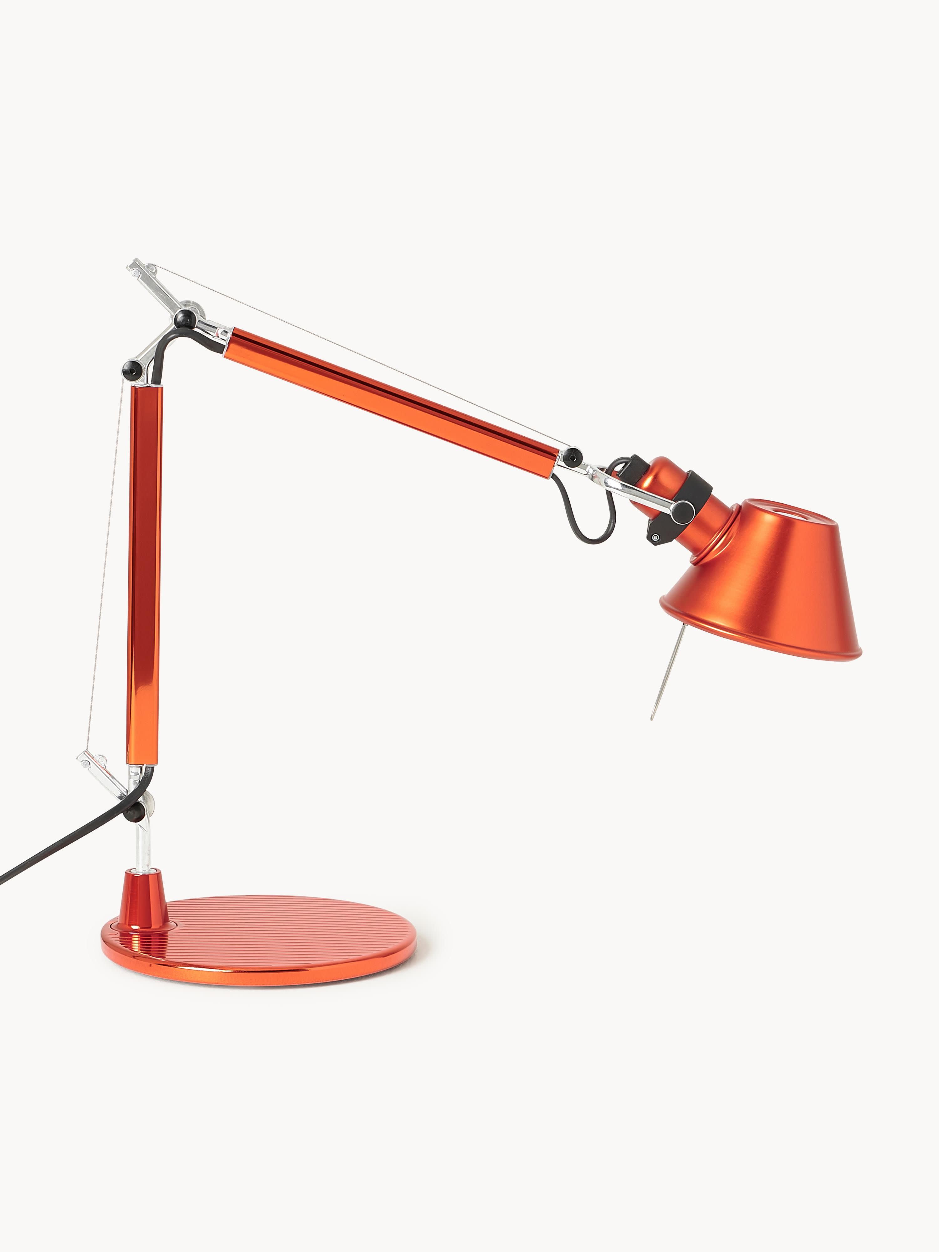 Lampe de bureau orientable Samuel - Orange, mat