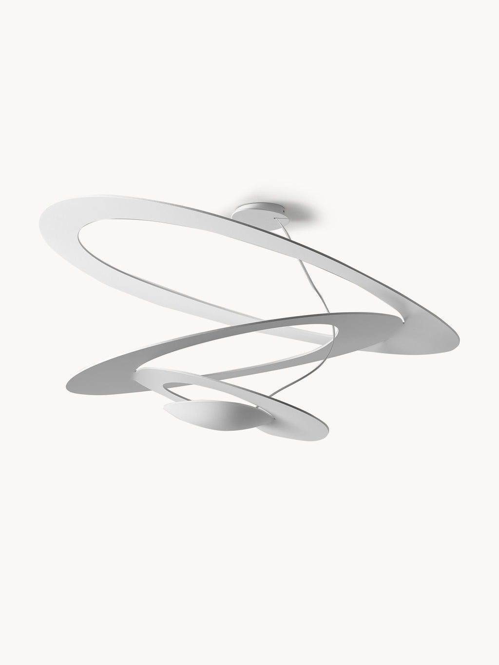 Grand plafonnier Jareth, Ø 69 cm - Blanc