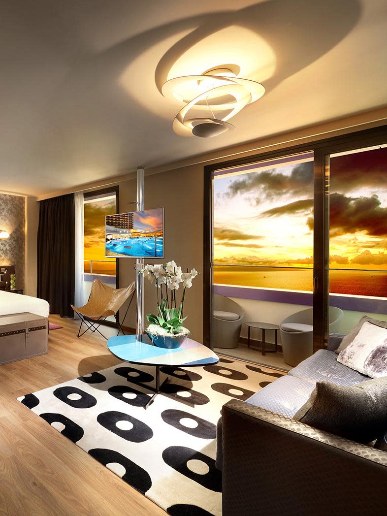 Grand plafonnier Jareth, Ø 69 cm - Blanc