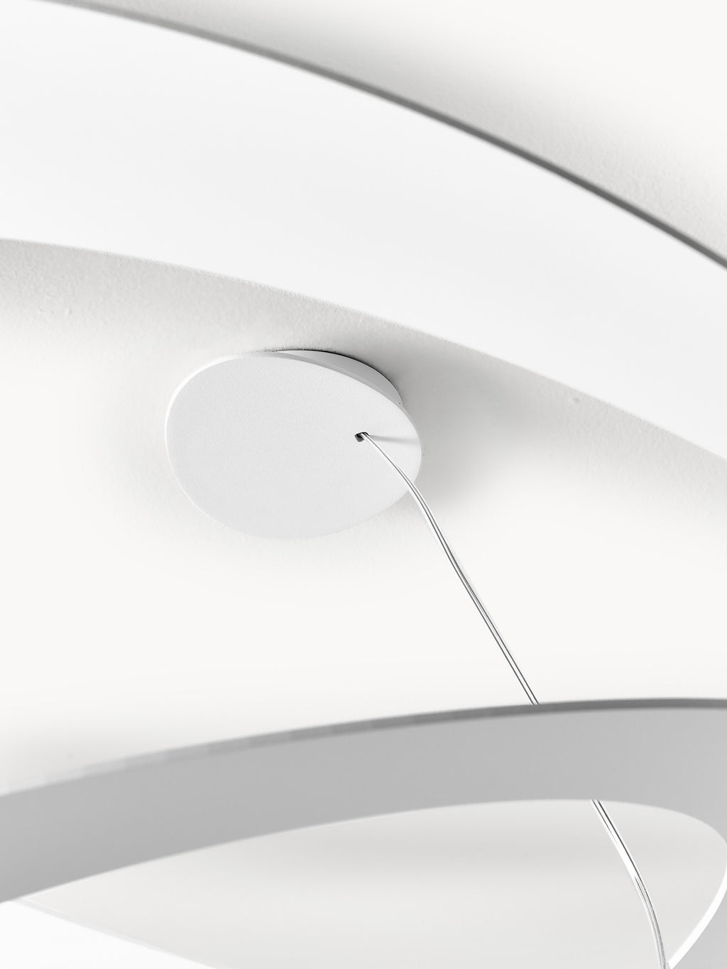 Grand plafonnier Jareth, Ø 69 cm - Blanc