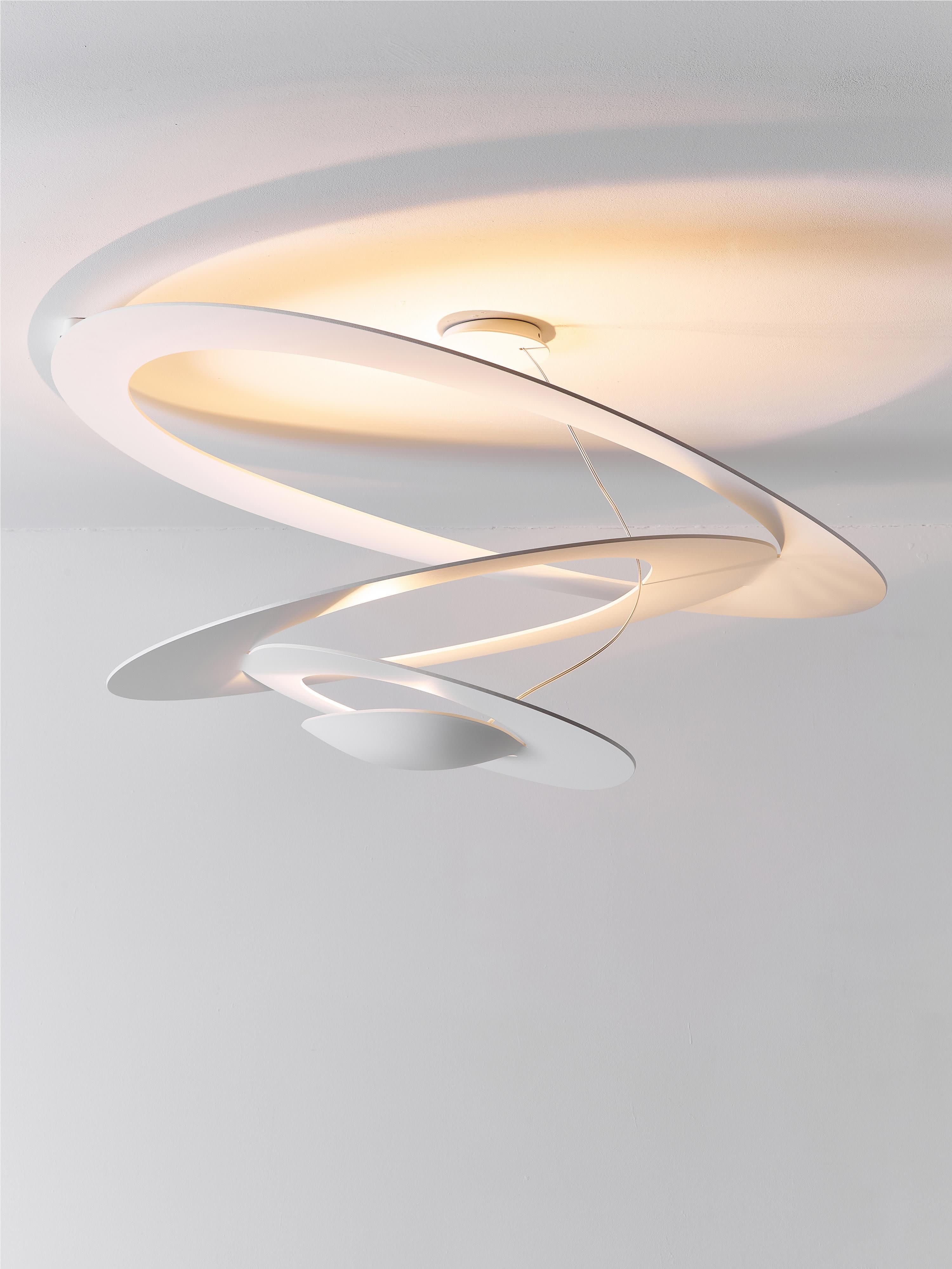 Grand plafonnier Jareth, Ø 69 cm - Blanc