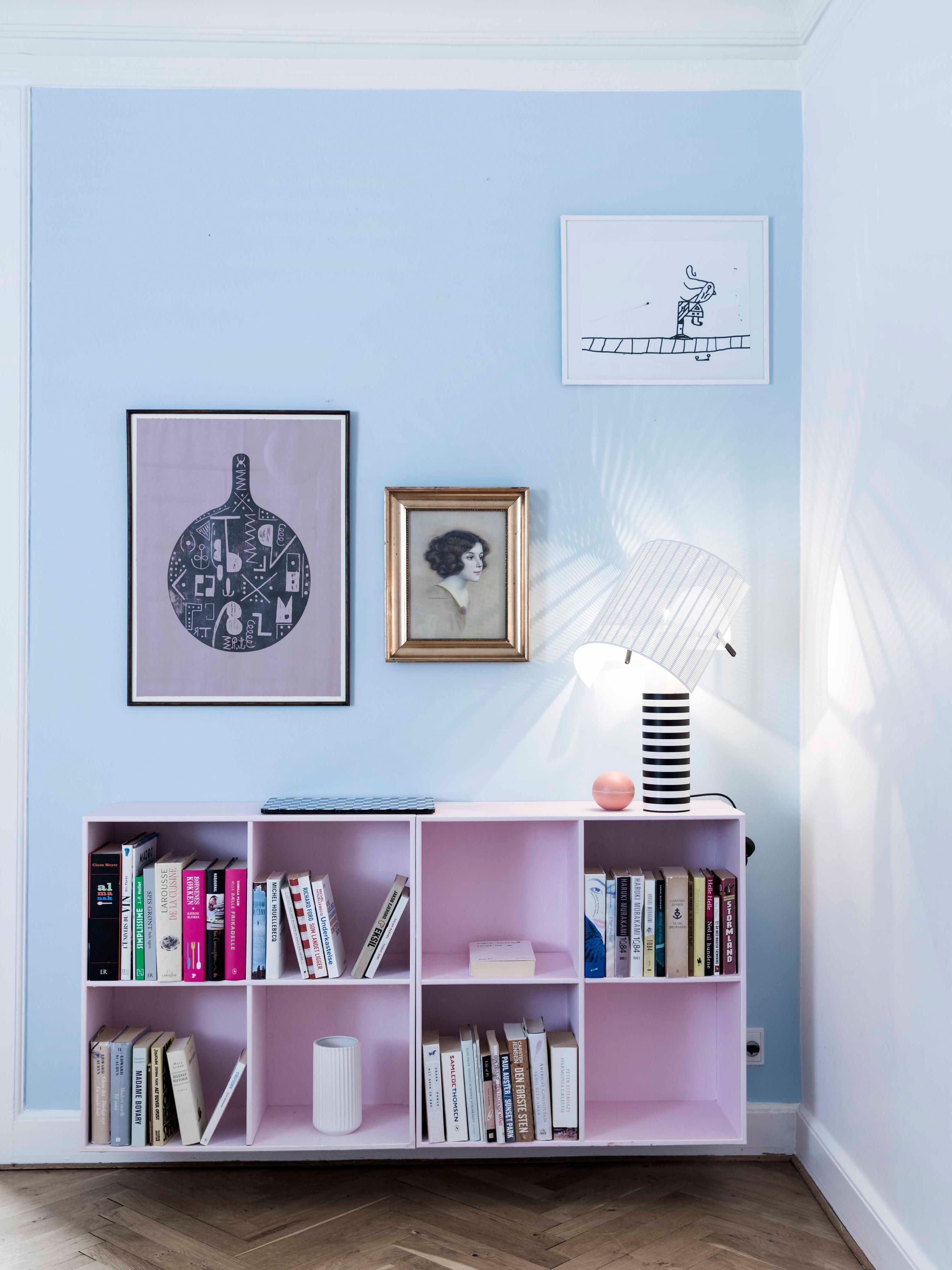 Grande lampe à poser Newton - Noir, blanc