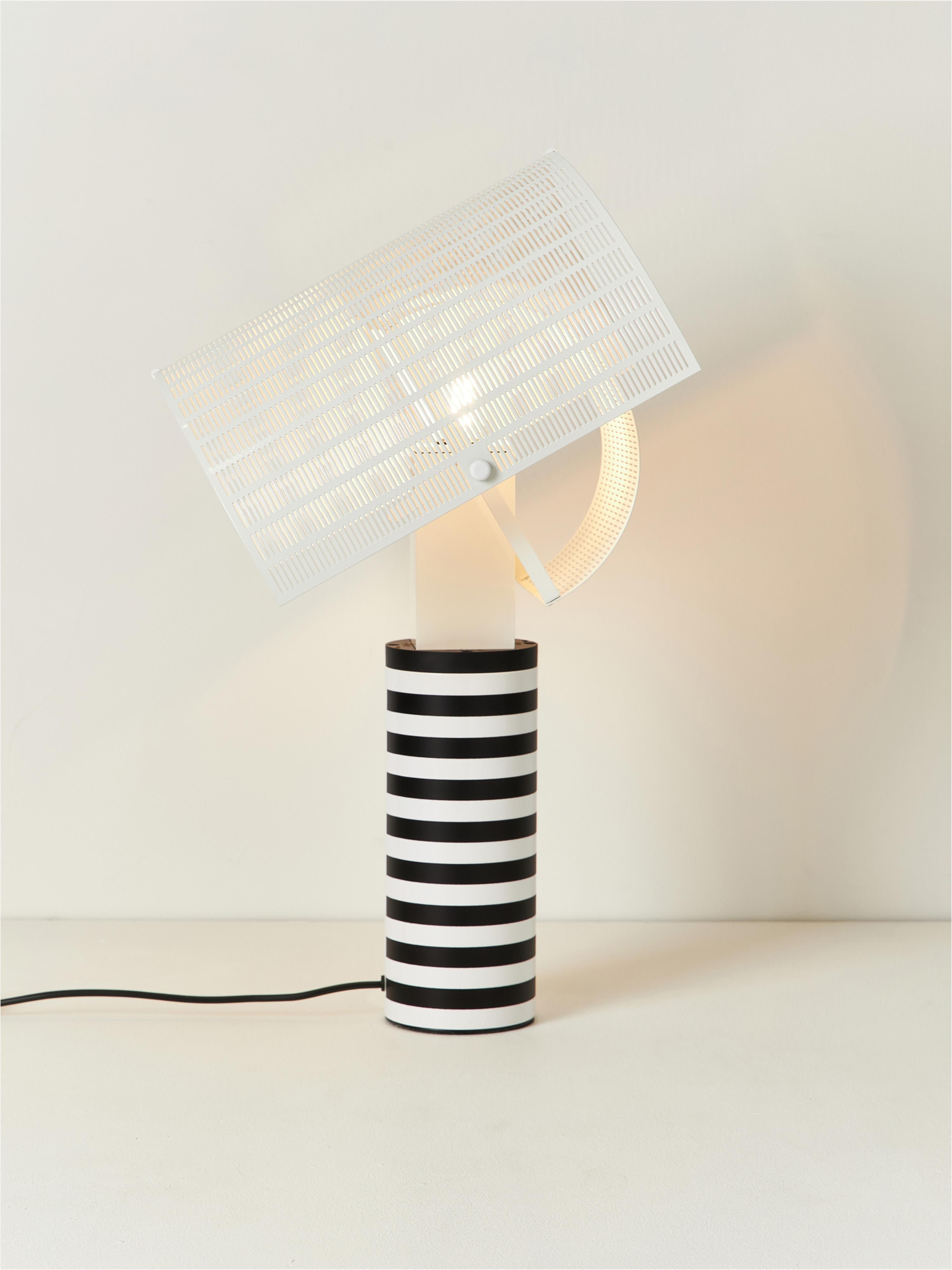 Grande lampe à poser Newton - Noir, blanc