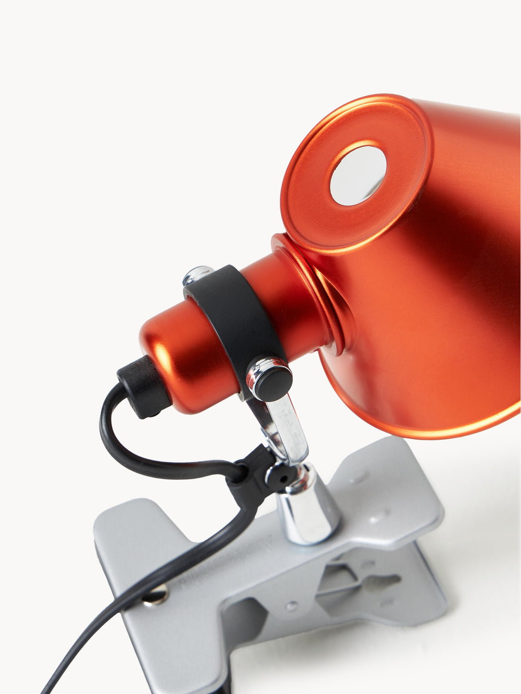 Petite lampe de bureau à pince Othar - Orange