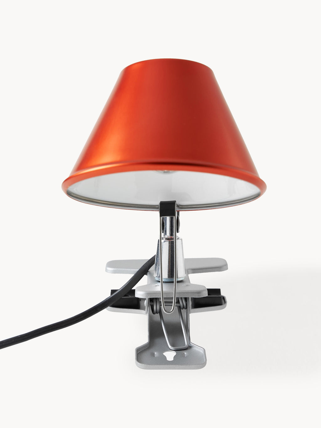 Petite lampe de bureau à pince Othar - Orange