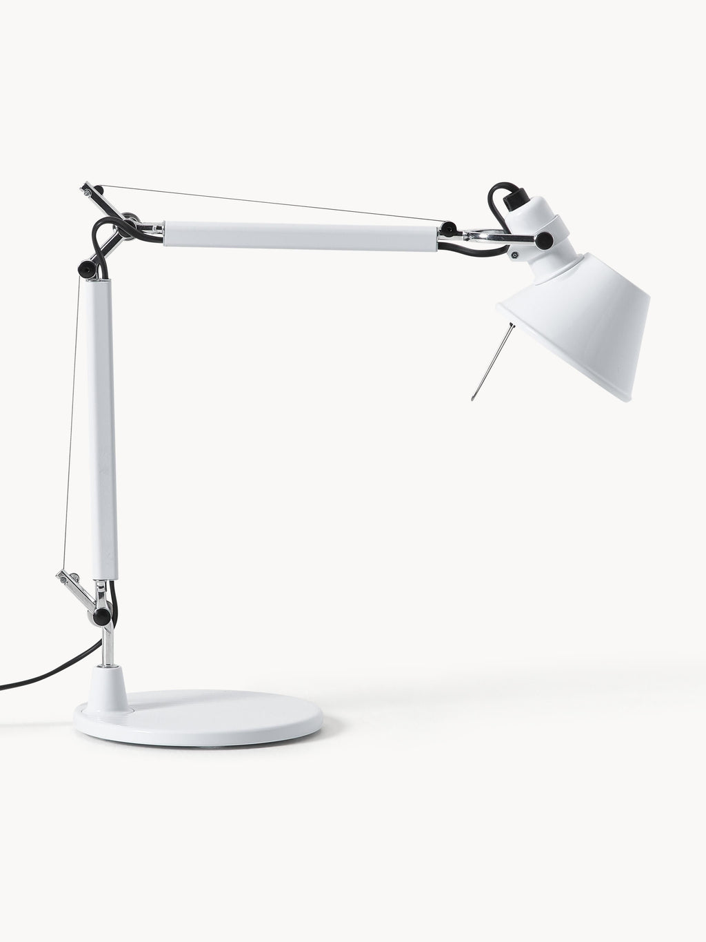 Lampe de bureau orientable Samuel - Blanc, mat