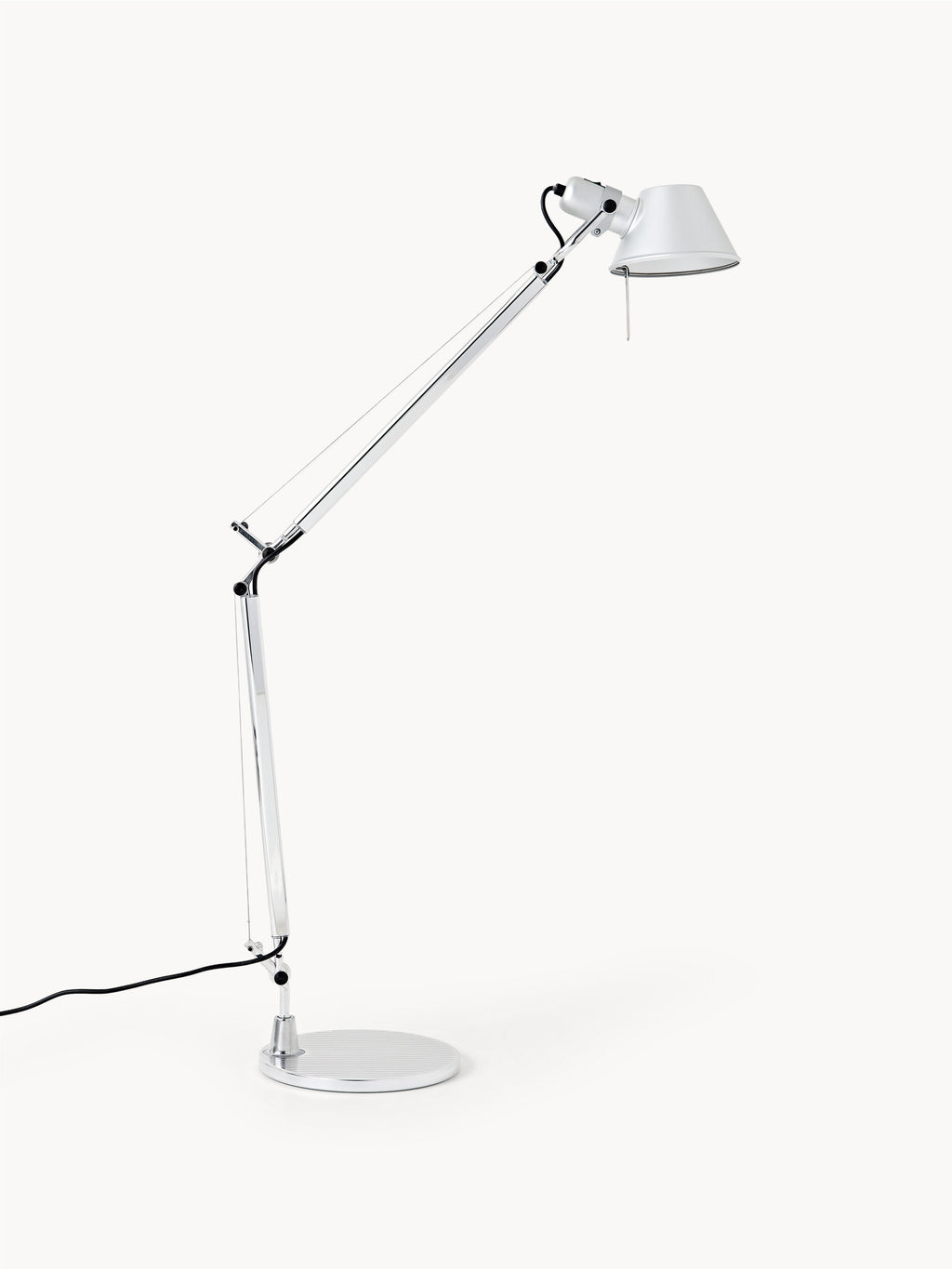 Grande lampe de bureau orientable Oskar - Argenté