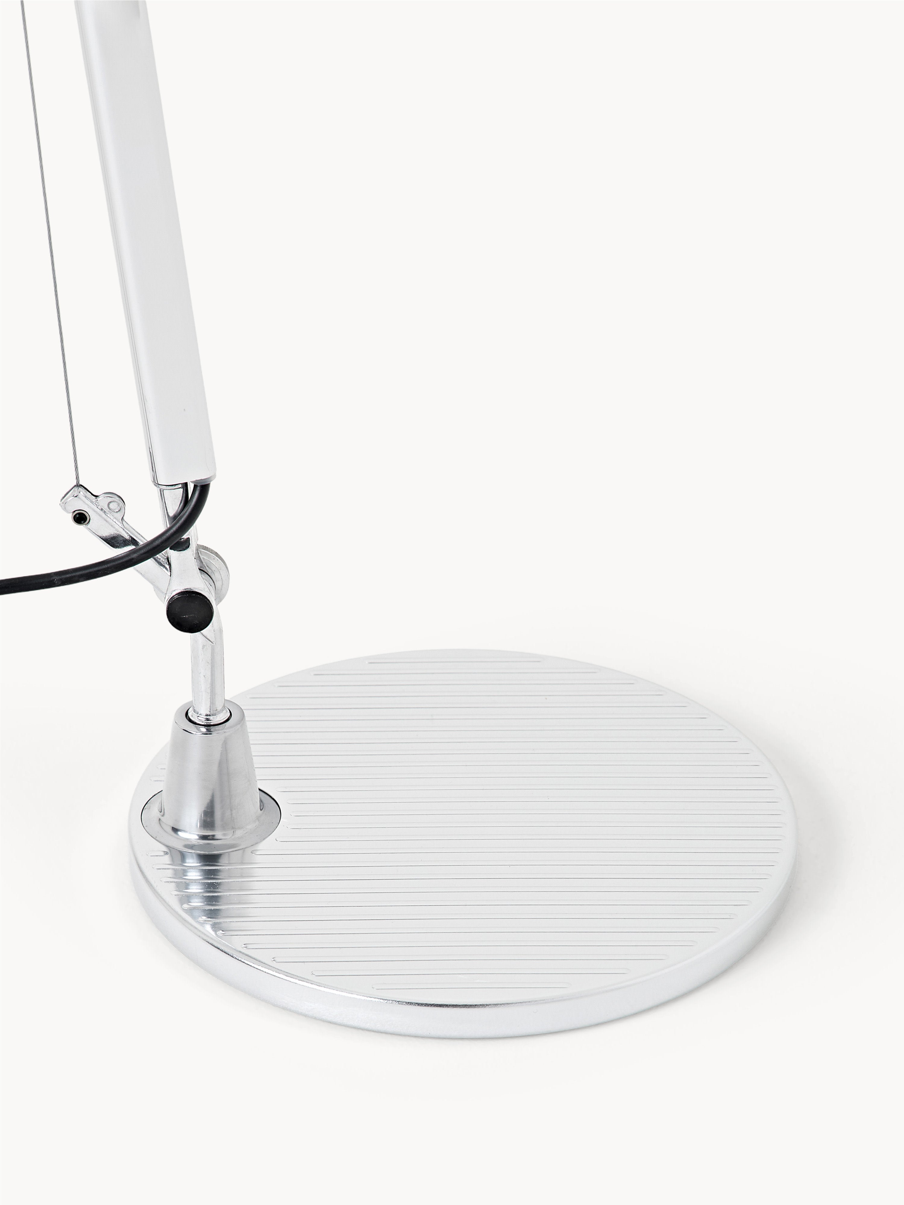 Grande lampe de bureau orientable Oskar - Argenté