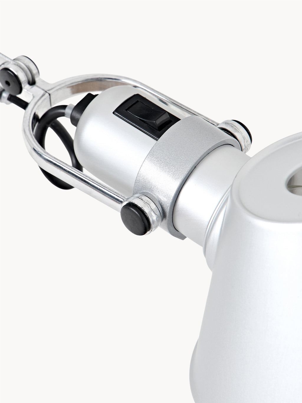 Grande lampe de bureau orientable Oskar - Argenté