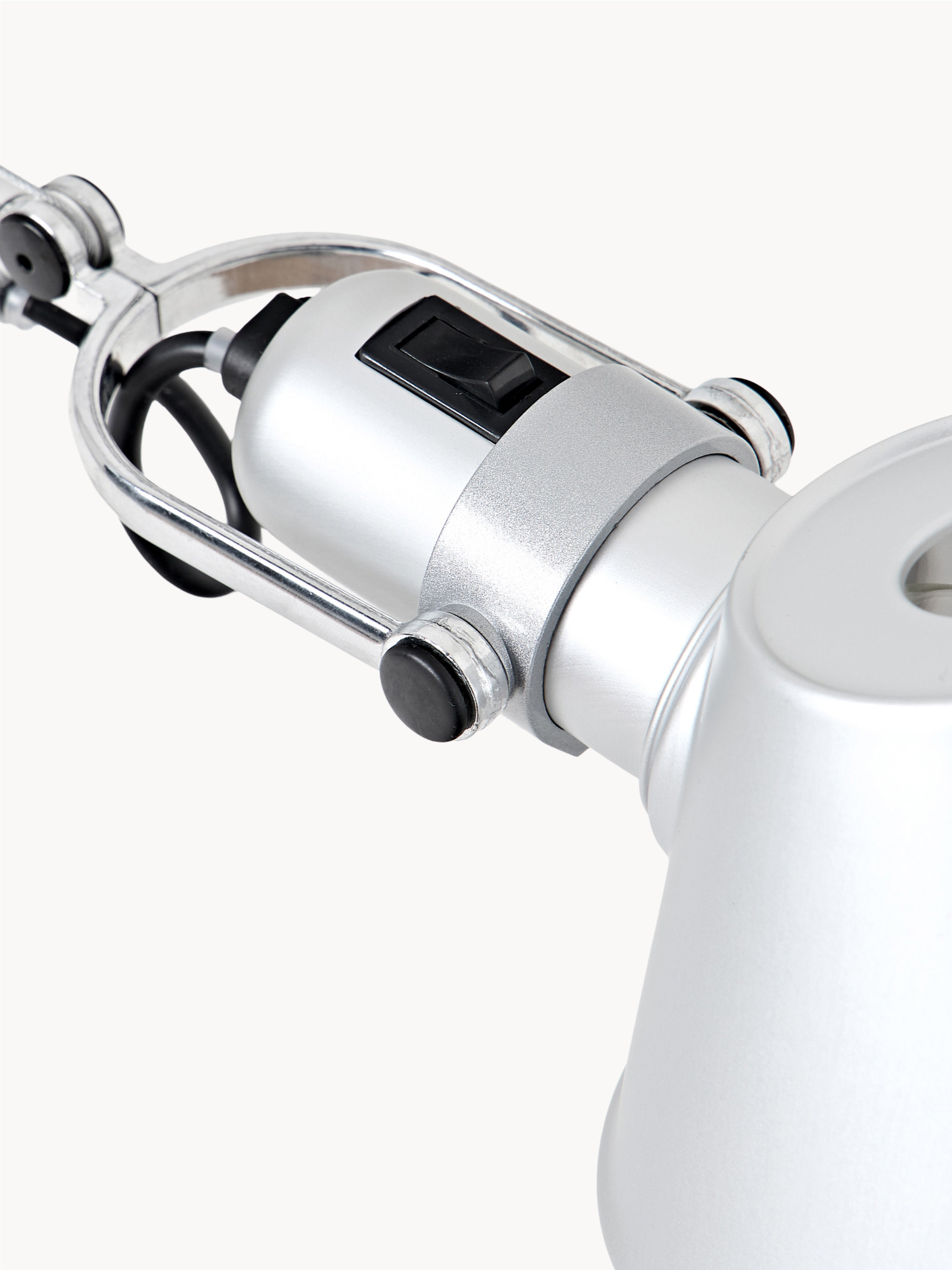 Grande lampe de bureau orientable Oskar - Argenté