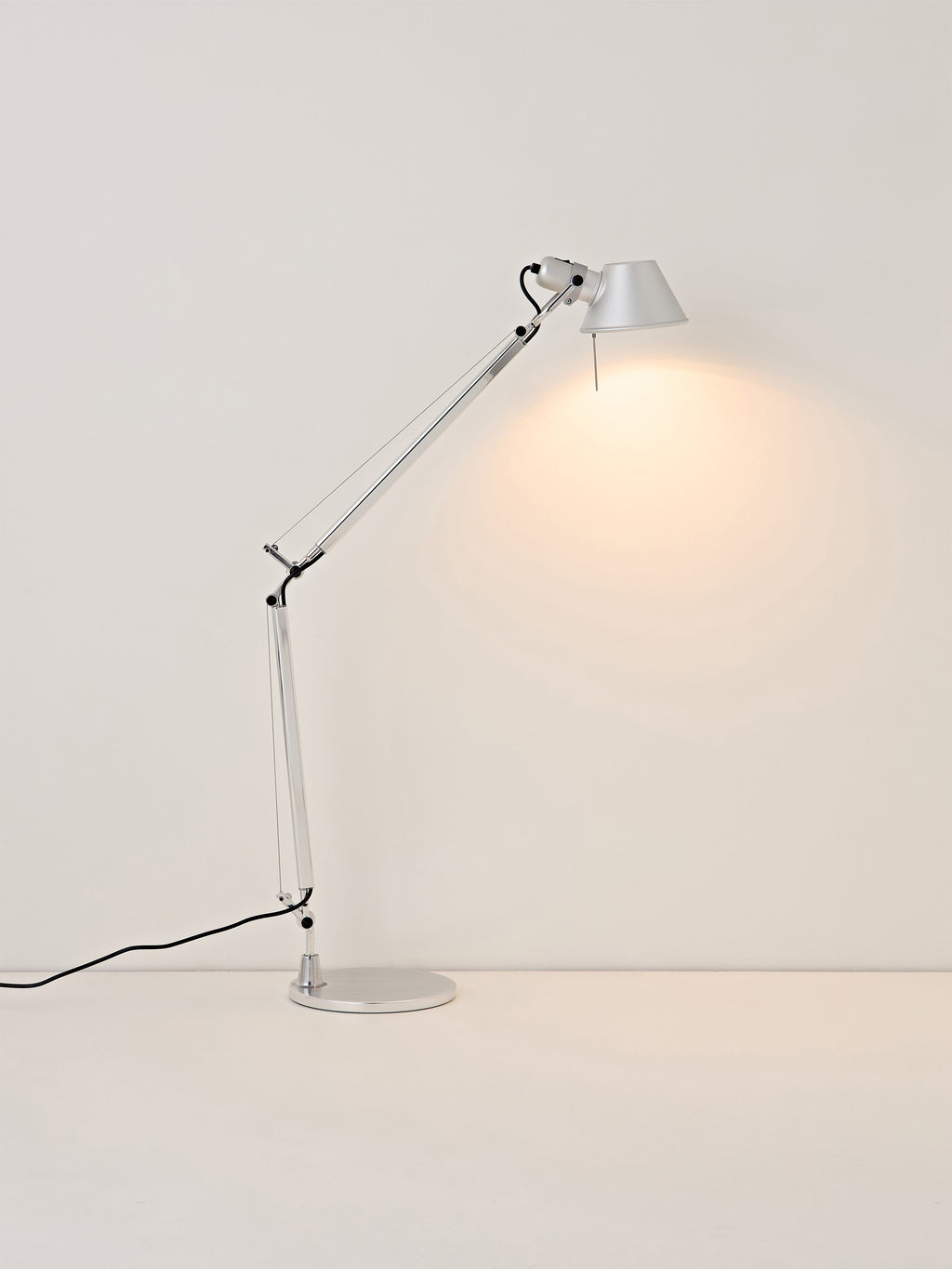 Grande lampe de bureau orientable Oskar - Argenté