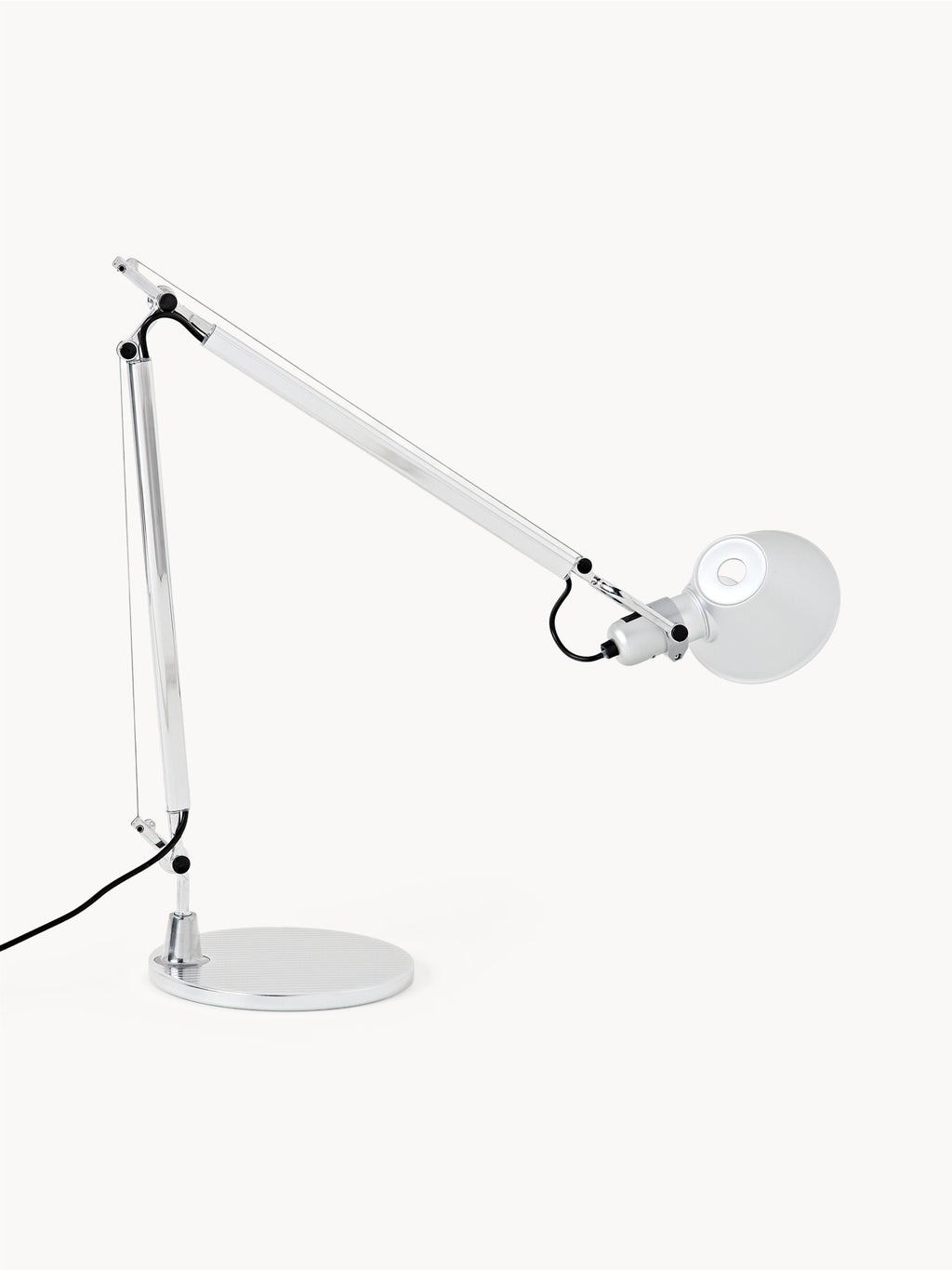 Grande lampe de bureau orientable Oskar - Argenté