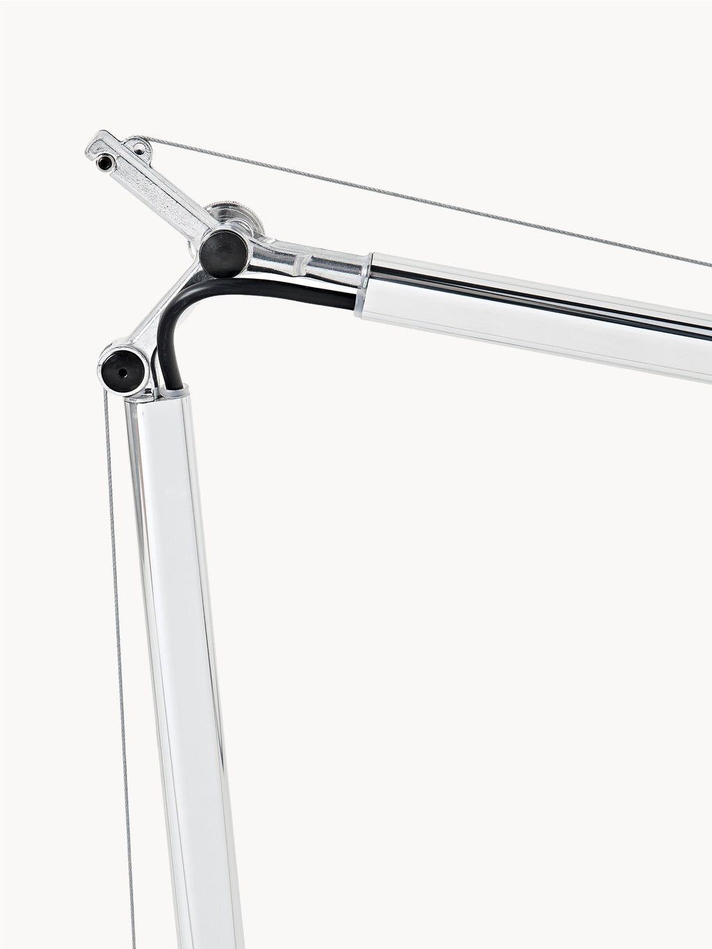 Grande lampe de bureau orientable Oskar - Argenté