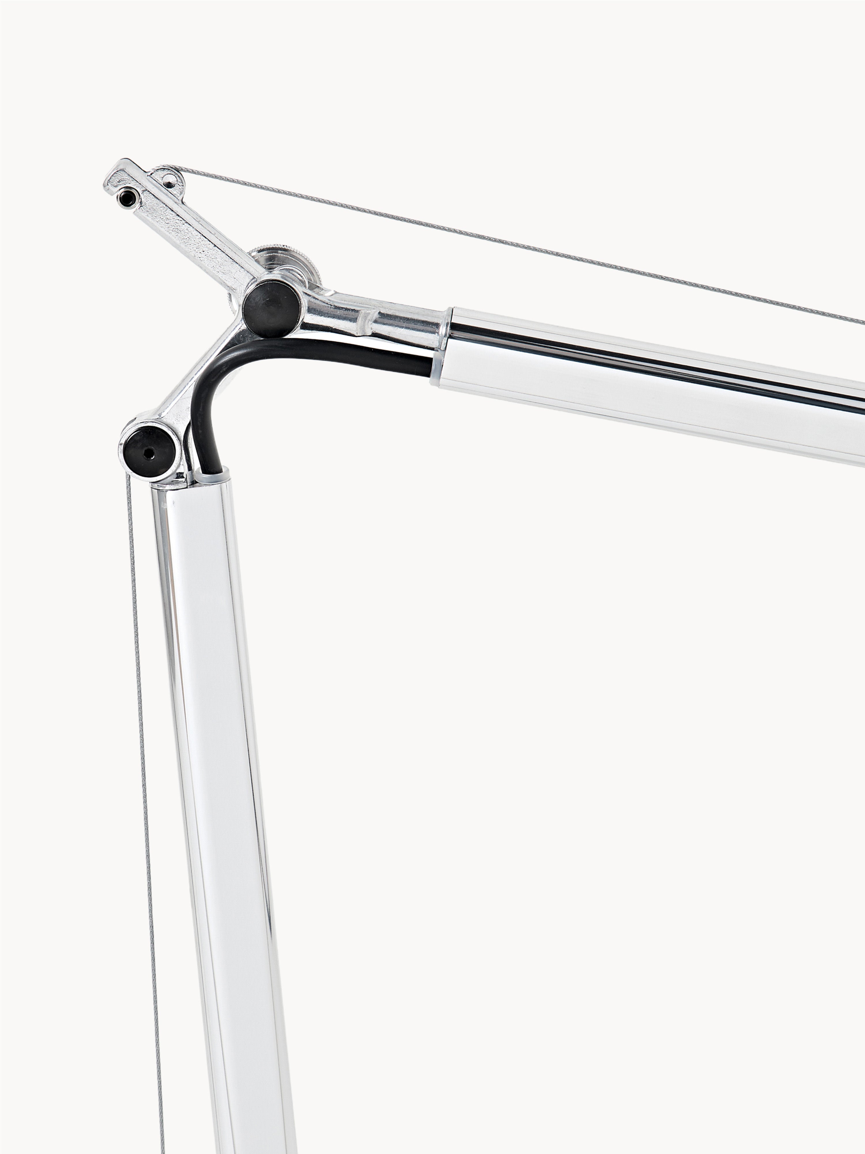Grande lampe de bureau orientable Oskar - Argenté