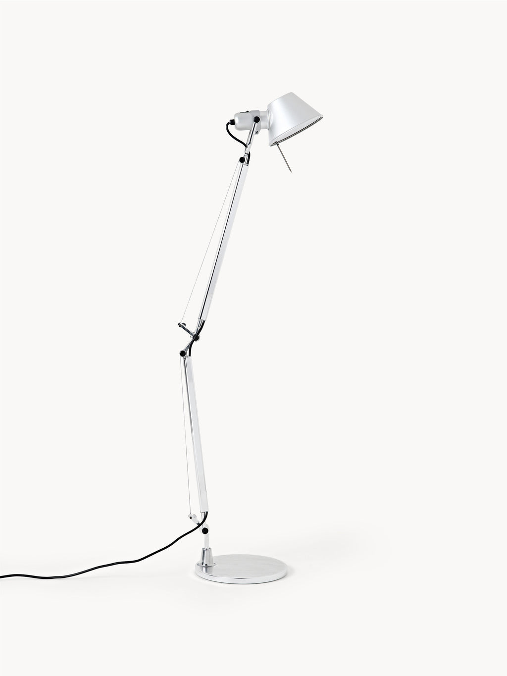 Grande lampe de bureau orientable Oskar - Argenté