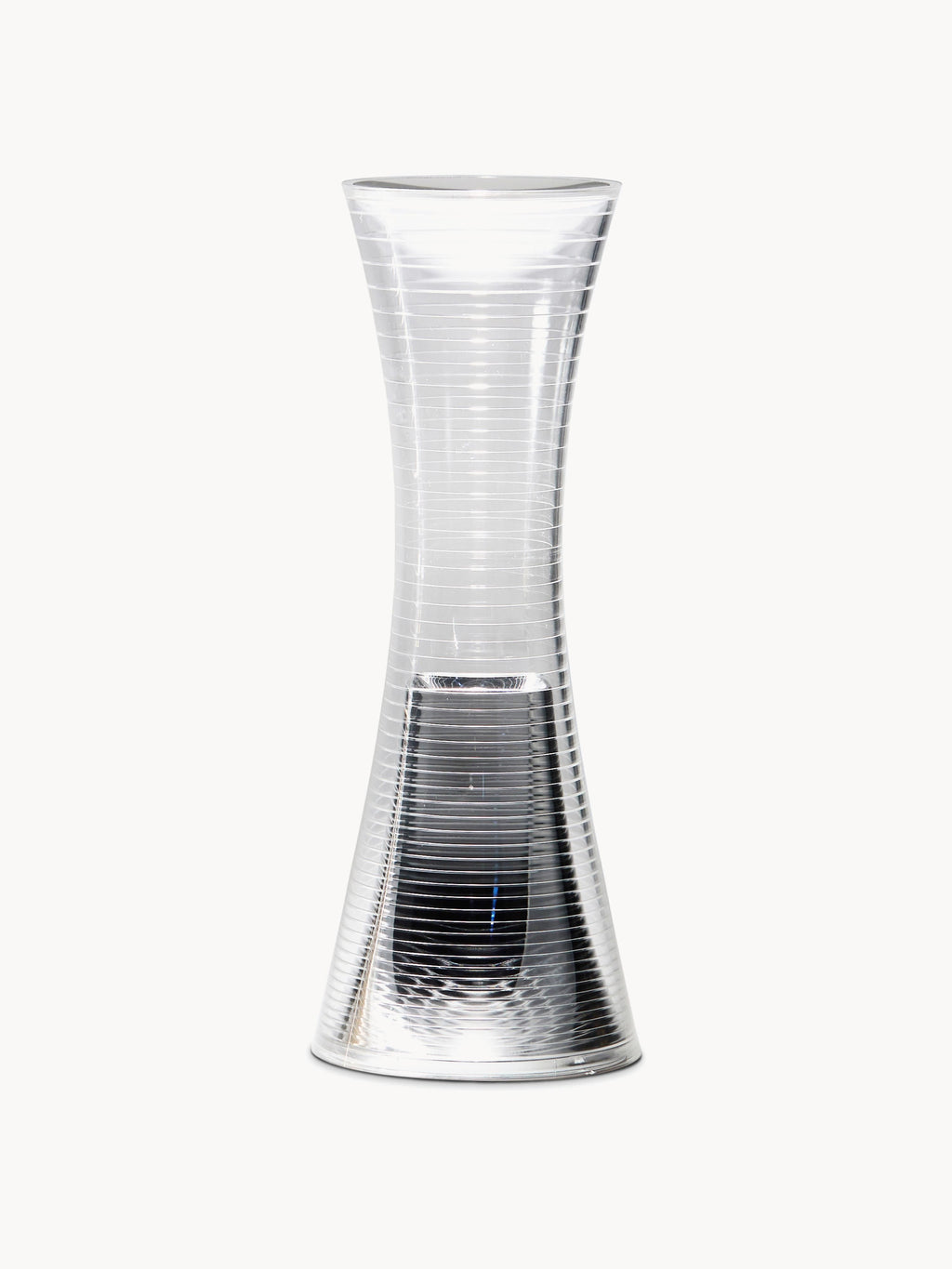 Petite lampe à poser LED mobile Mabon - Transparent, argenté