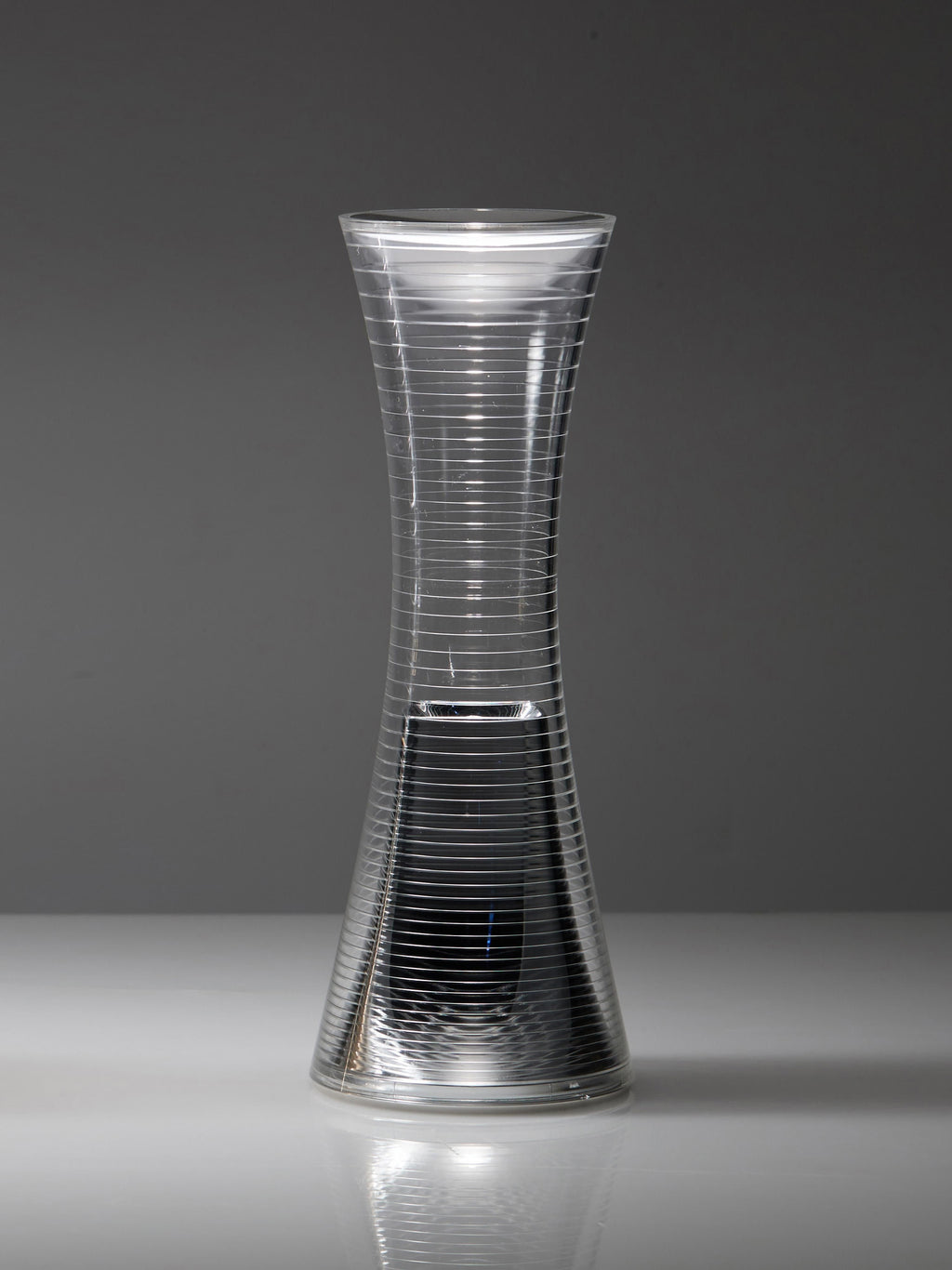 Petite lampe à poser LED mobile Mabon - Transparent, argenté