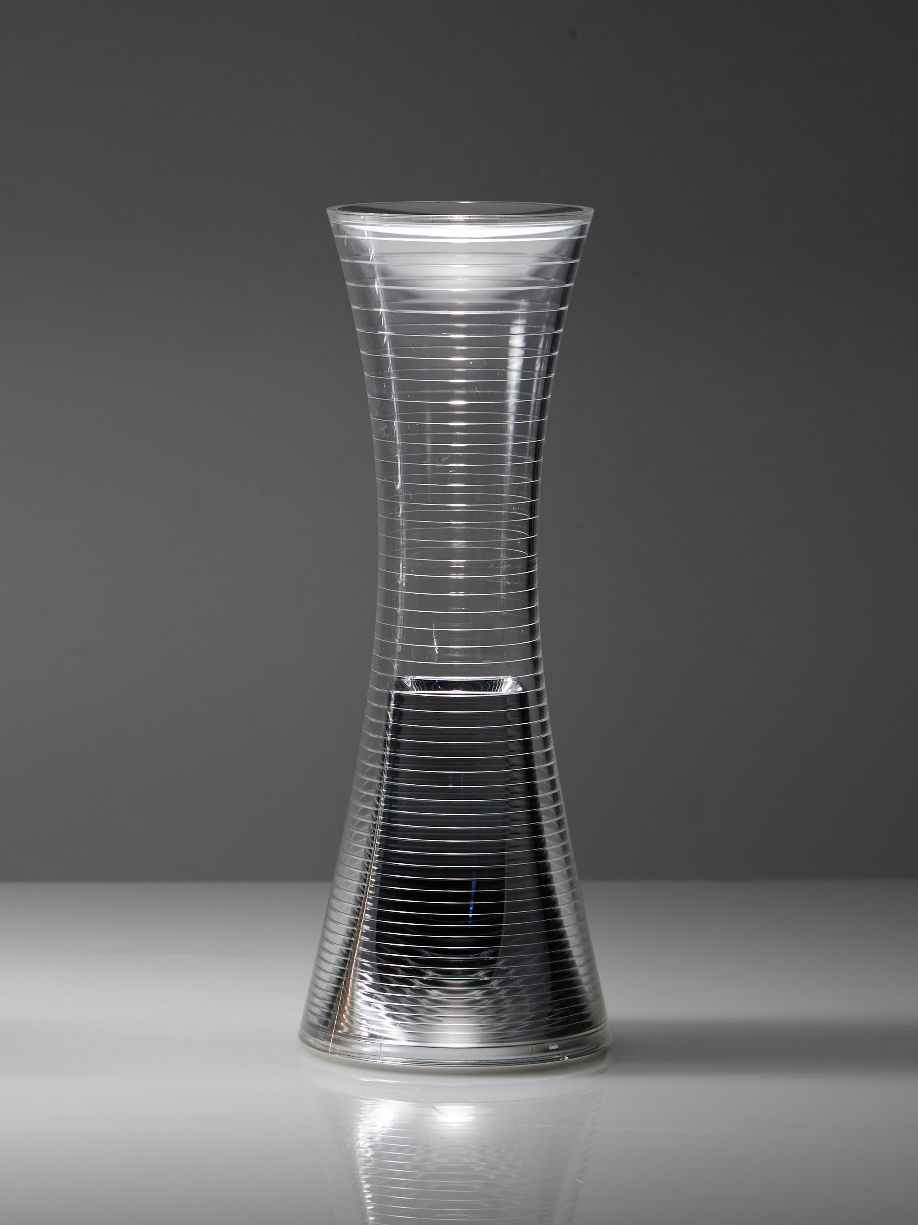 Petite lampe à poser LED mobile Mabon - Transparent, argenté
