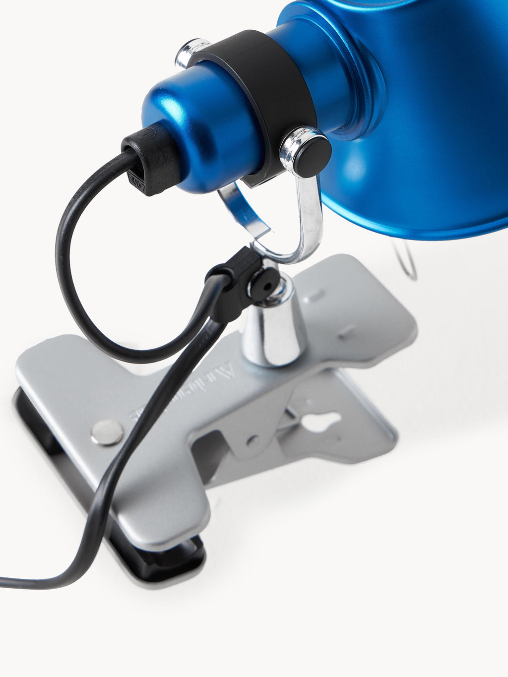Petite lampe de bureau à pince Othar - Bleu