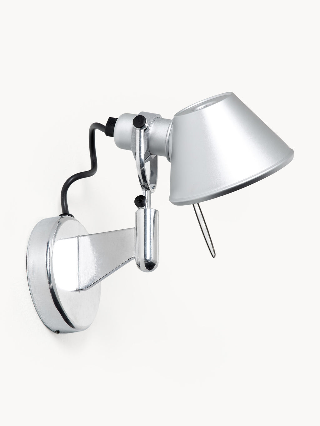 Spot mural Ruben, réglable - Argenté