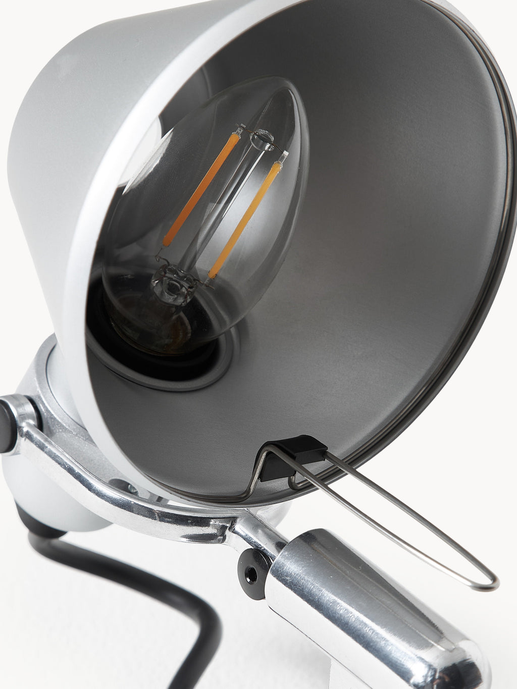 Spot mural Ruben, réglable - Argenté