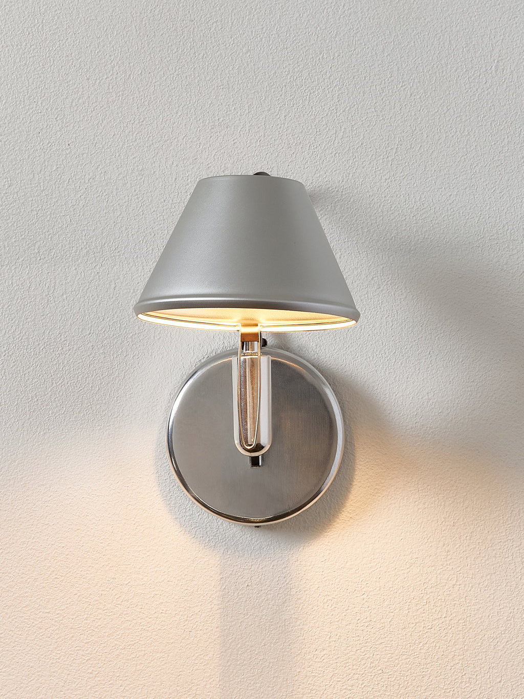 Spot mural Ruben, réglable - Argenté