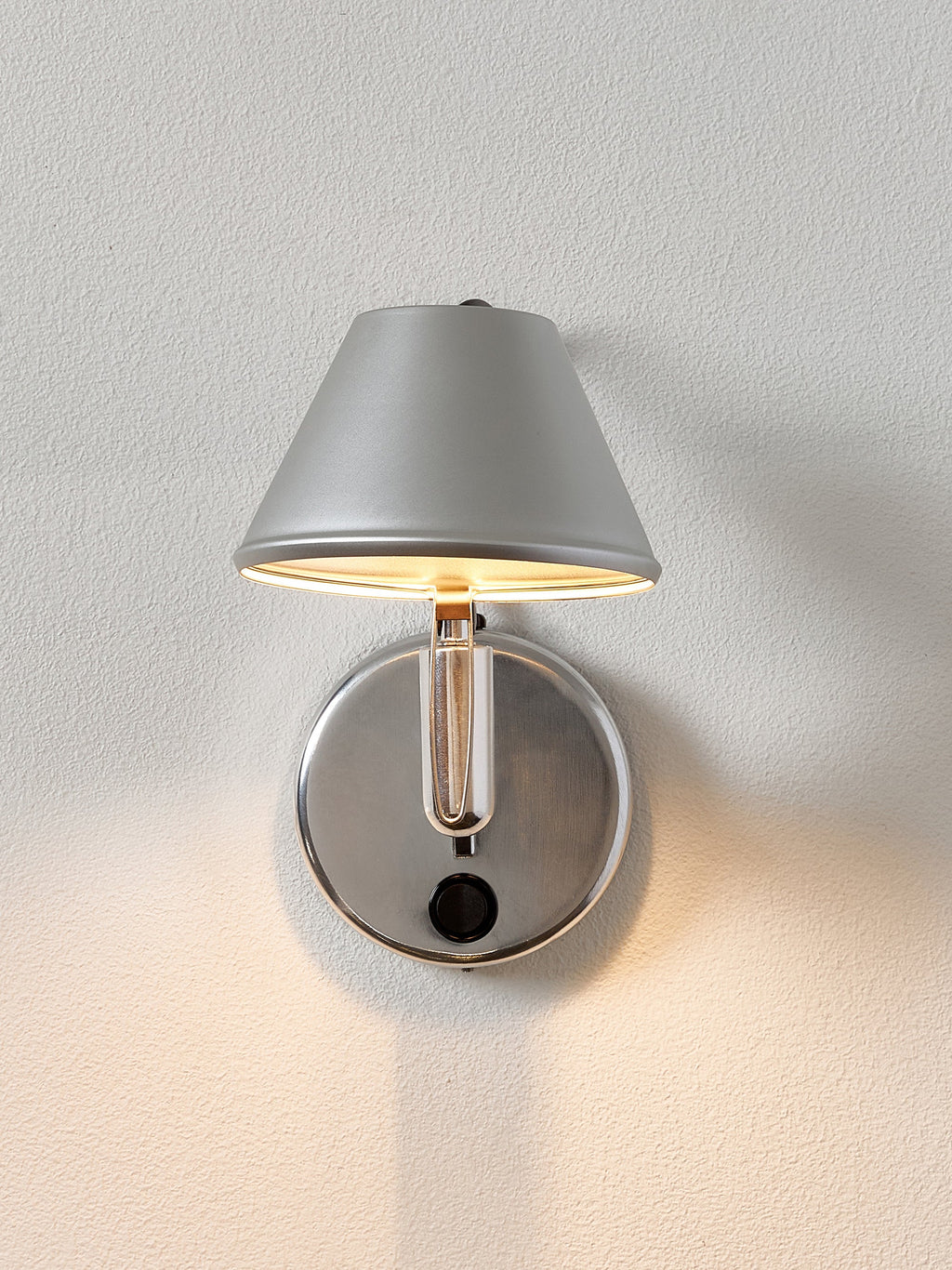 Spot mural Ruben, réglable - Argenté