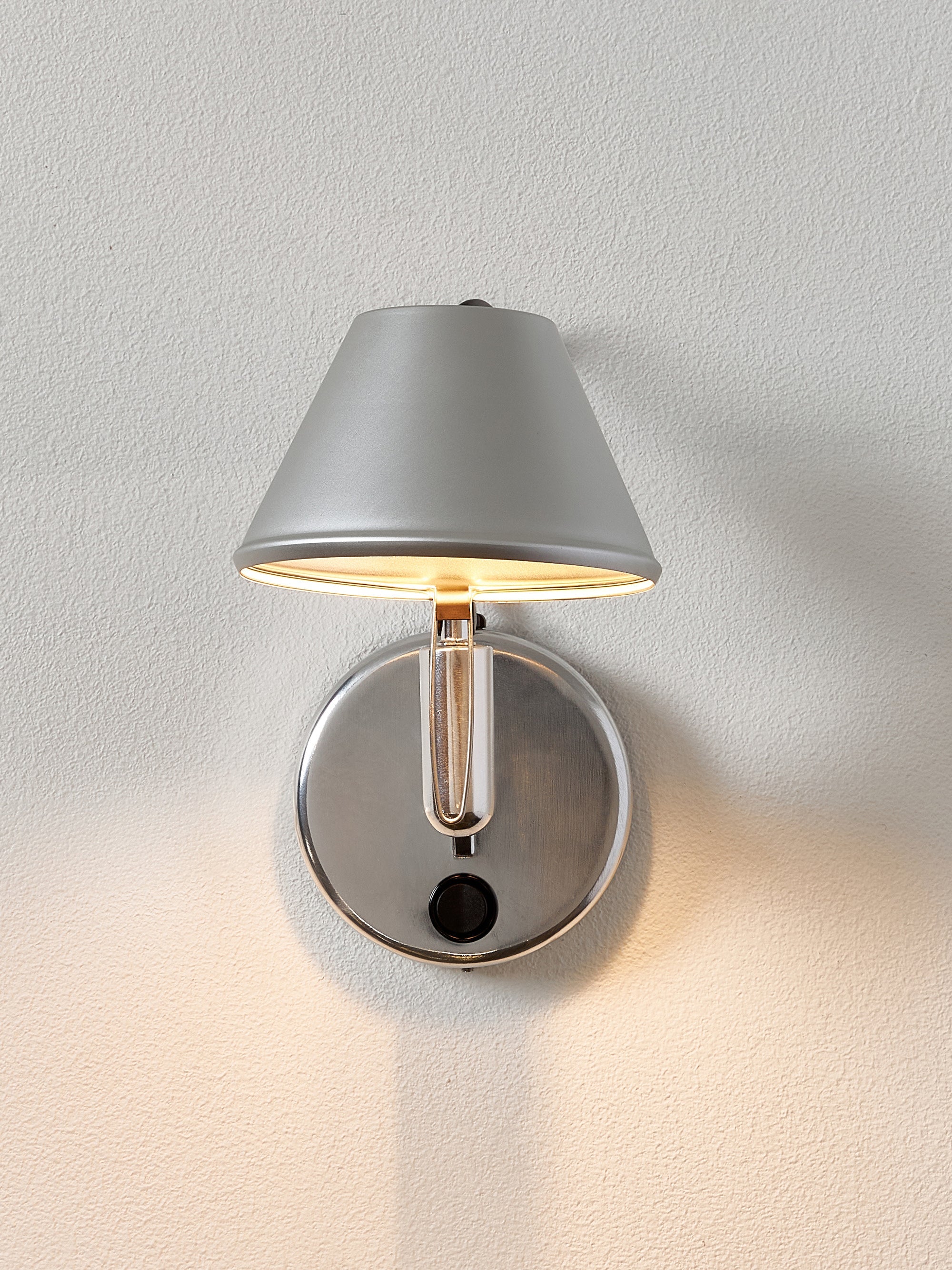 Spot mural Ruben, réglable - Argenté