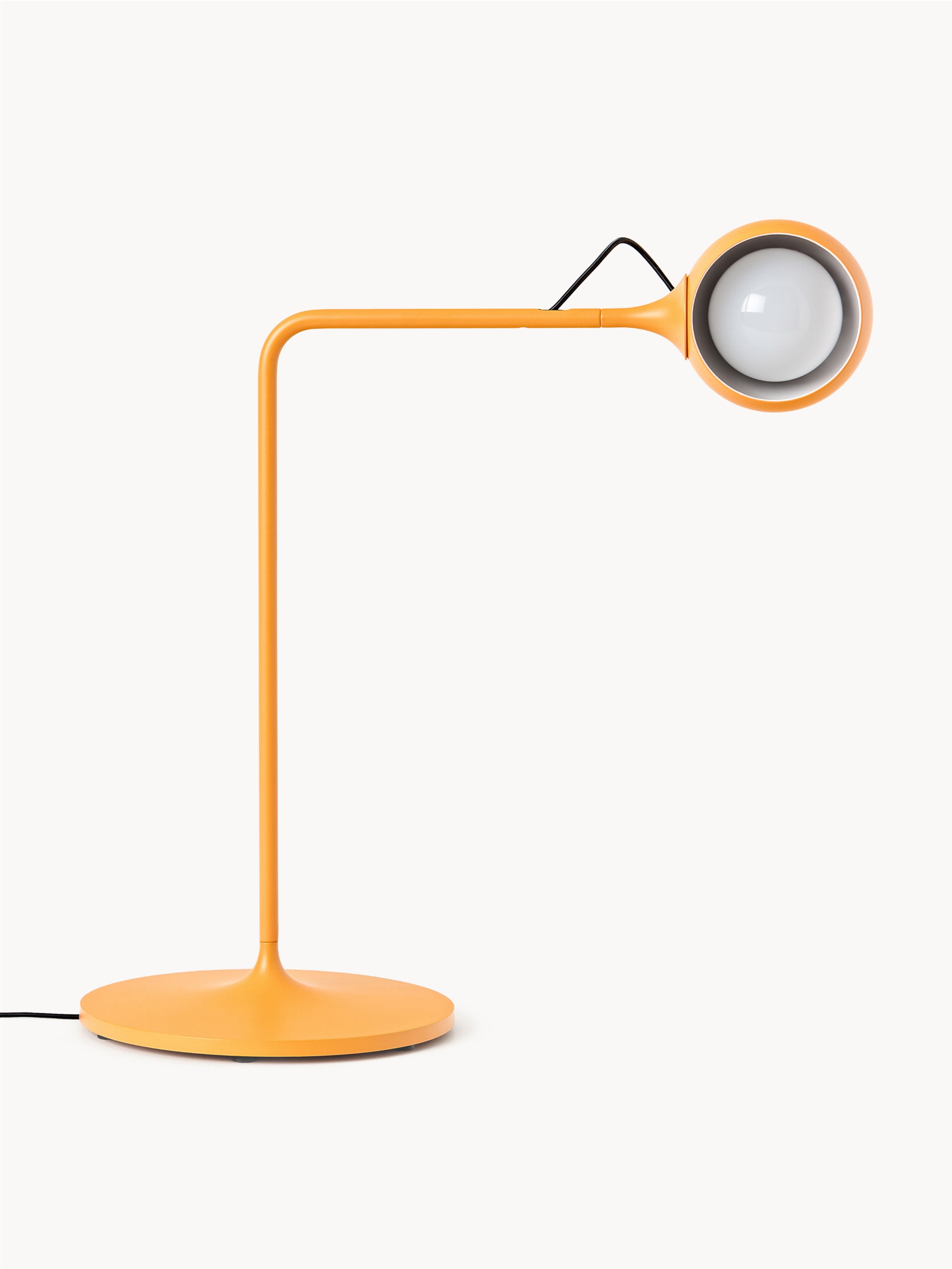 Lampe de bureau LED orientable Herman, intensité ajustable - Jaune soleil