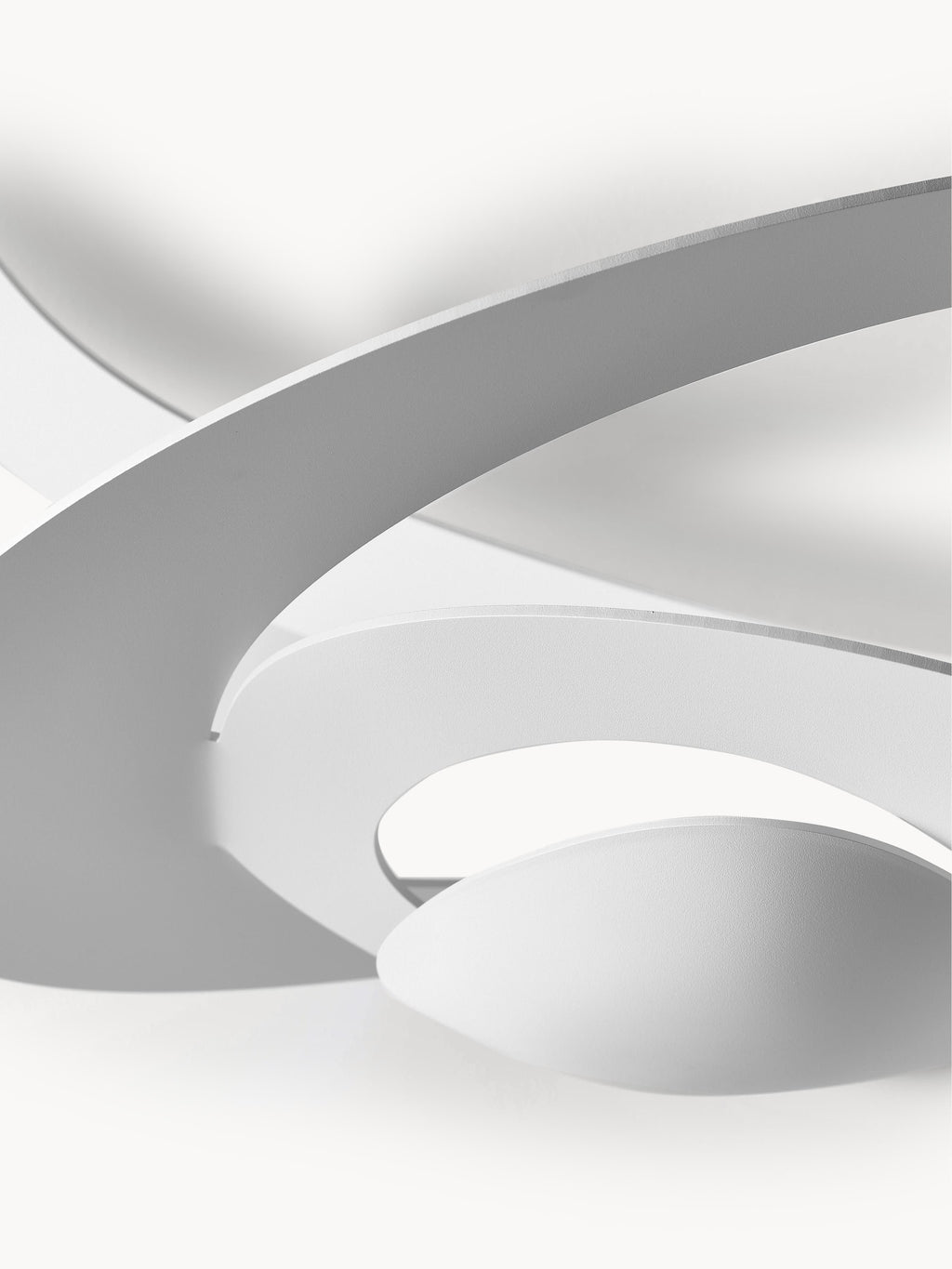 Grand plafonnier Jareth, Ø 97 cm - Blanc