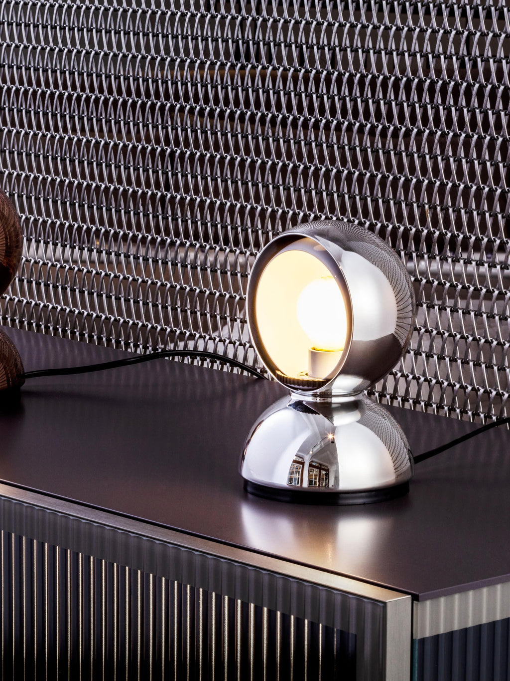 Petite lampe à poser orientable Laurits - Argenté