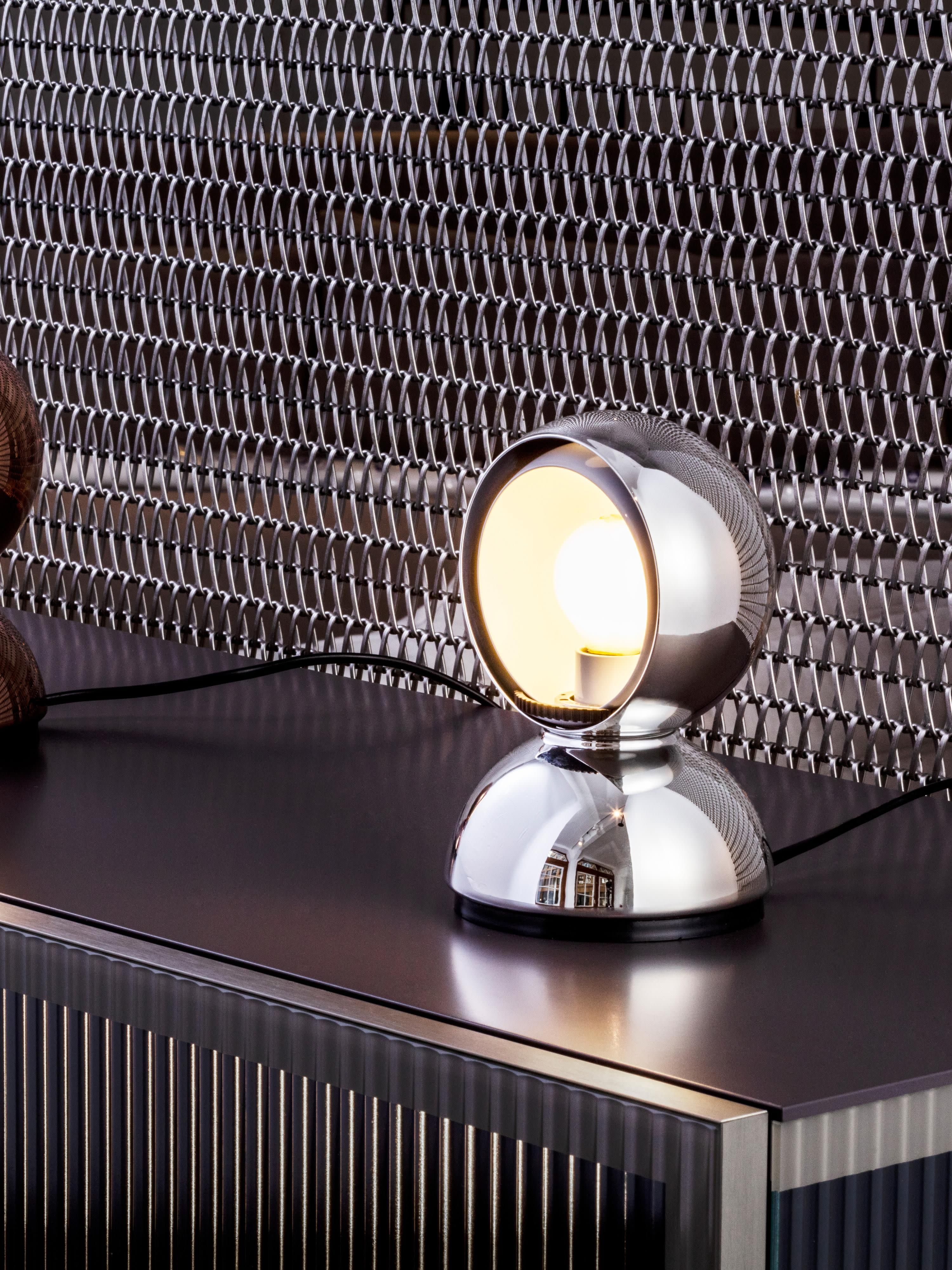 Petite lampe à poser orientable Laurits - Argenté