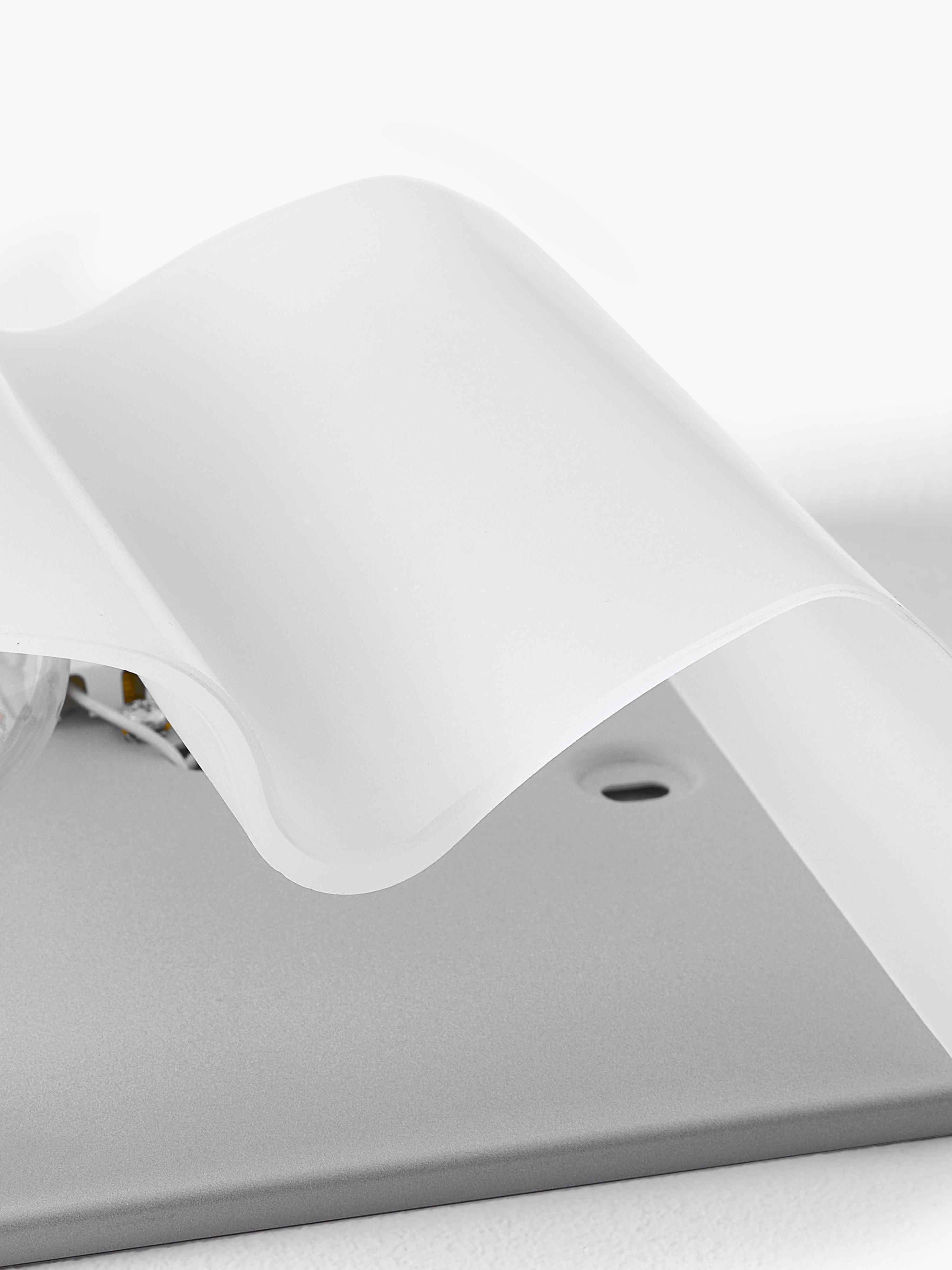 Applique murale soufflée bouche Halden - Transparent