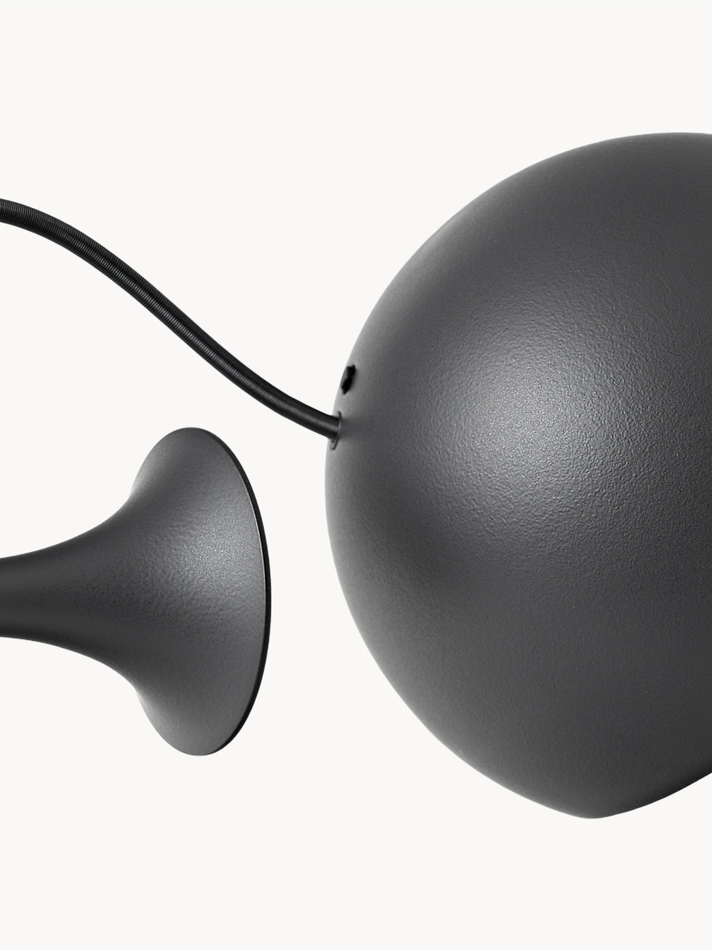 Lampe de bureau LED orientable Herman, intensité ajustable - Gris foncé