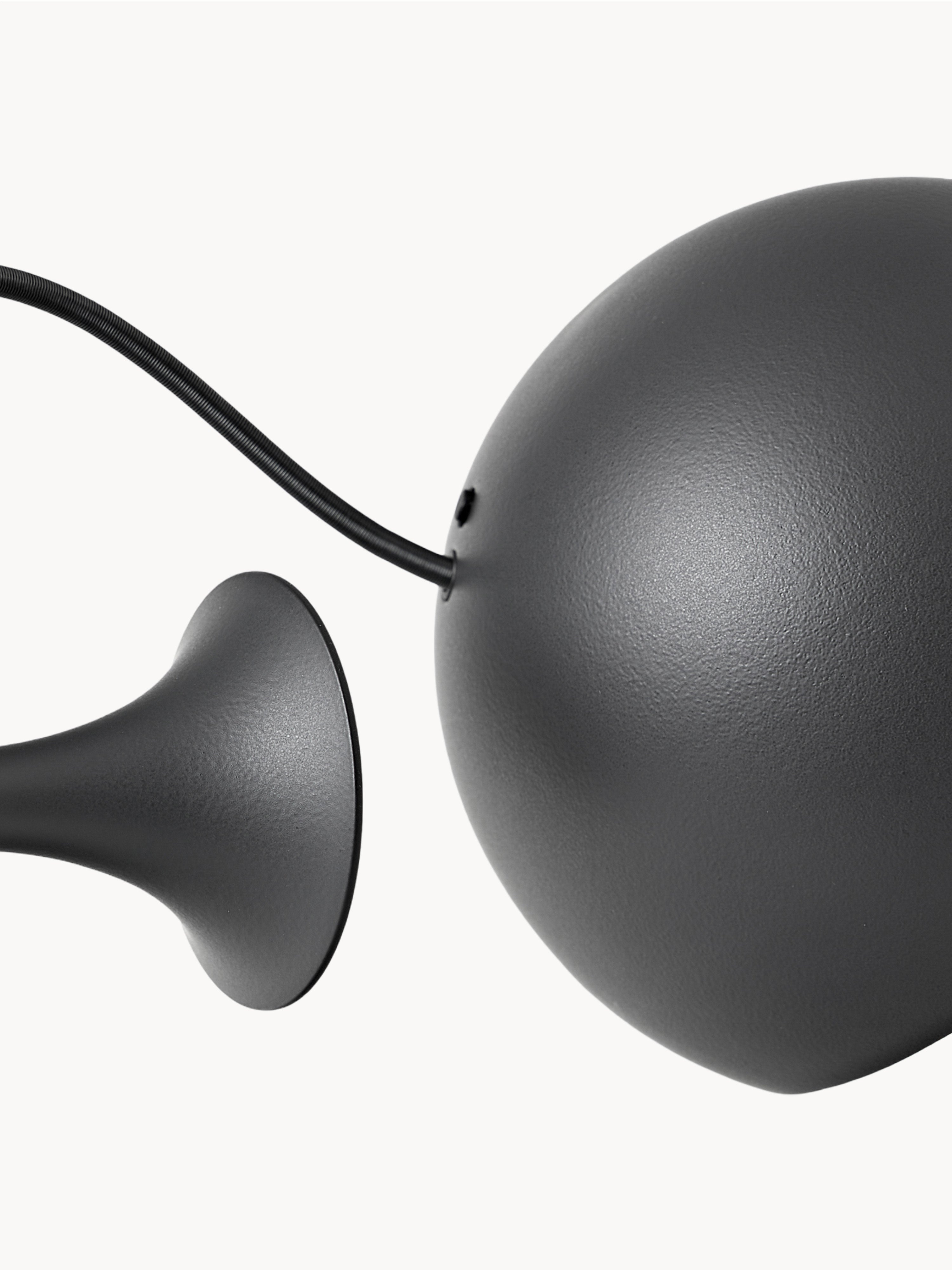 Lampe de bureau LED orientable Herman, intensité ajustable - Gris foncé