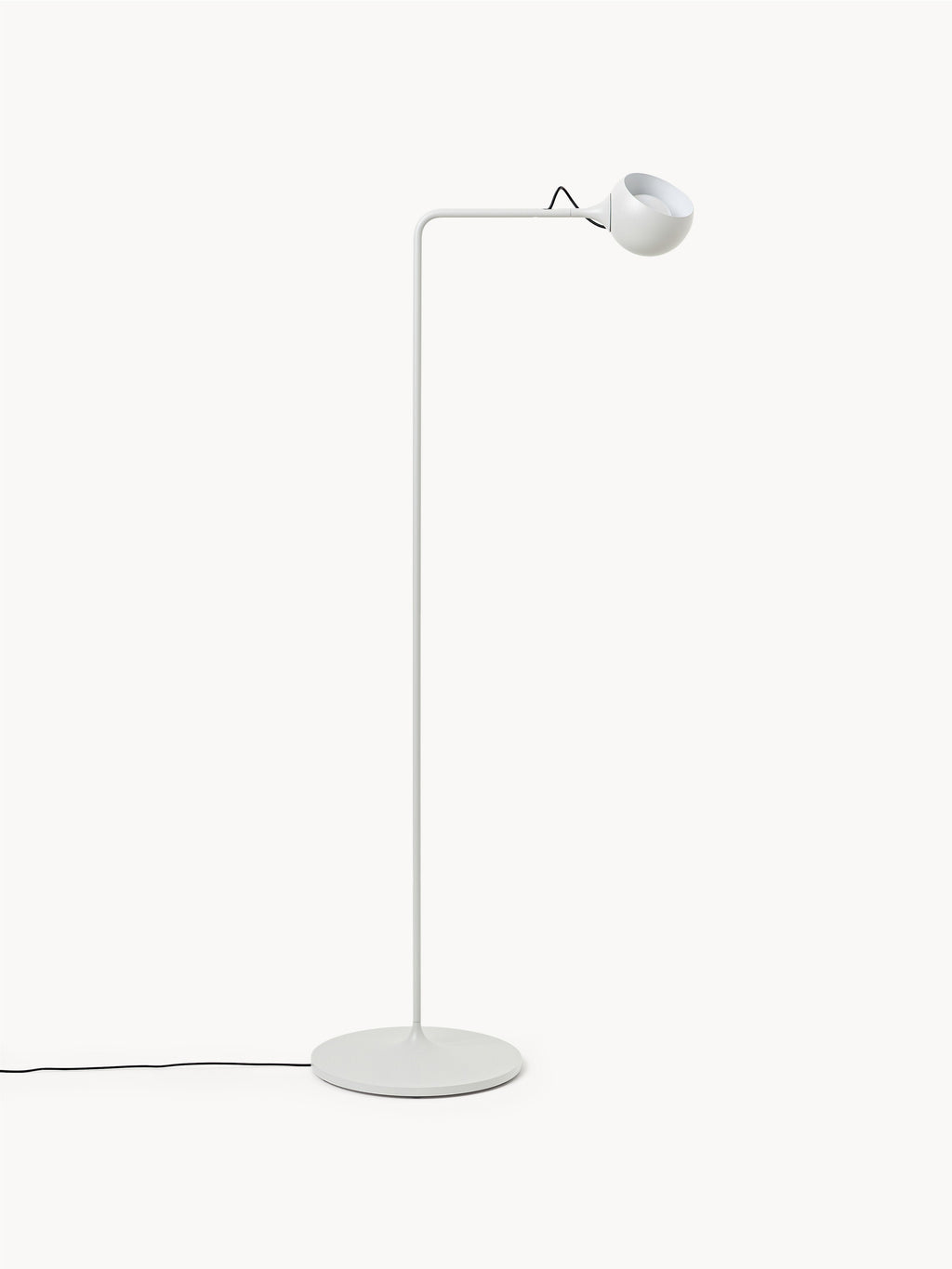 Petite liseuse LED orientable Herman, intensité ajustable - Grège