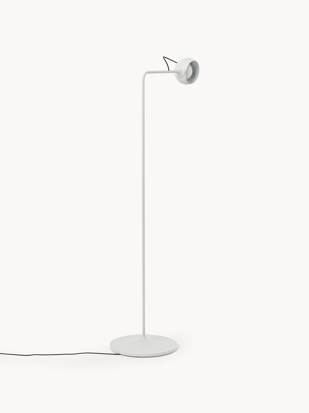 Petite liseuse LED orientable Herman, intensité ajustable - Grège