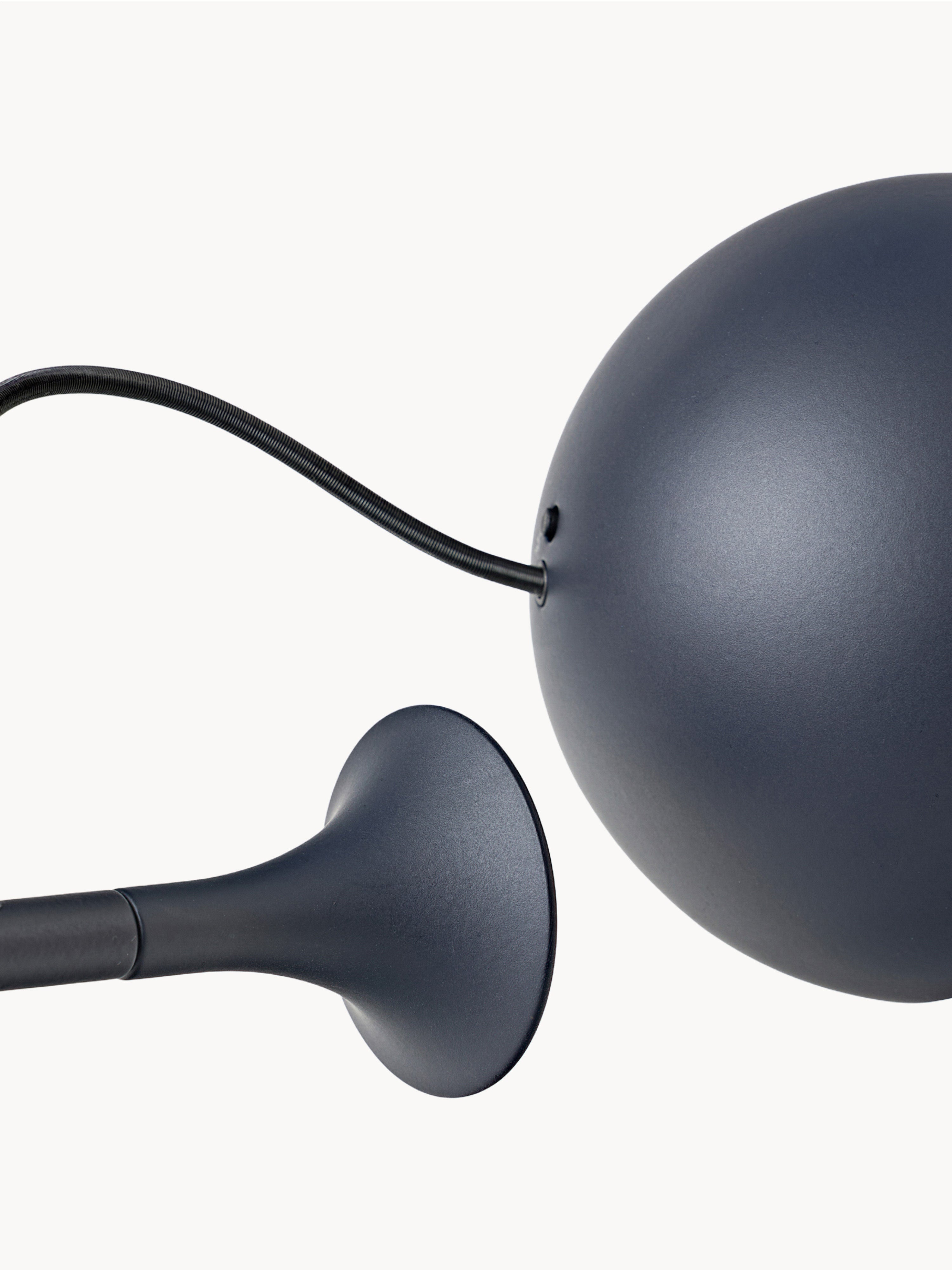 Lampe de bureau LED orientable Herman, intensité ajustable - Bleu foncé
