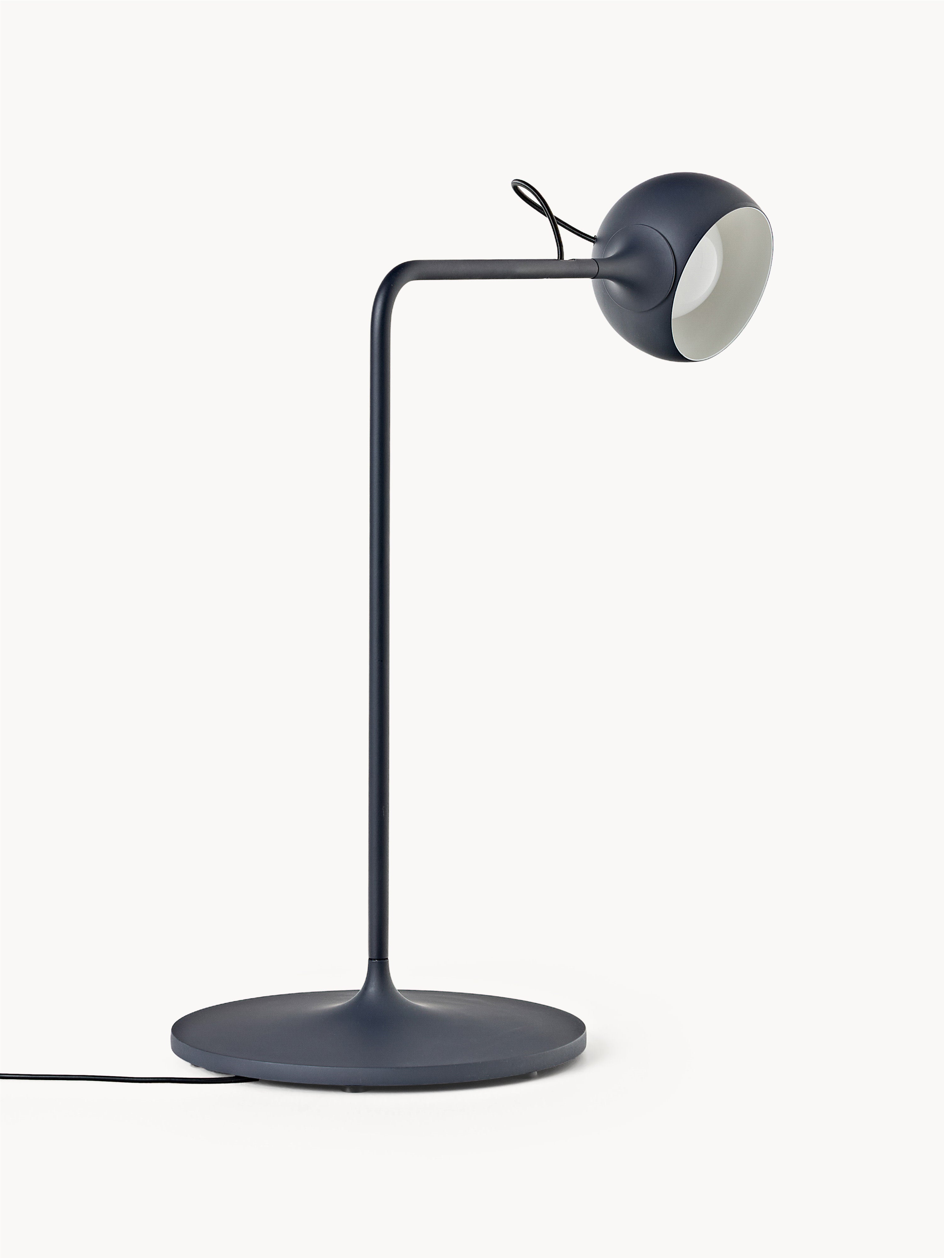 Lampe de bureau LED orientable Herman, intensité ajustable - Bleu foncé
